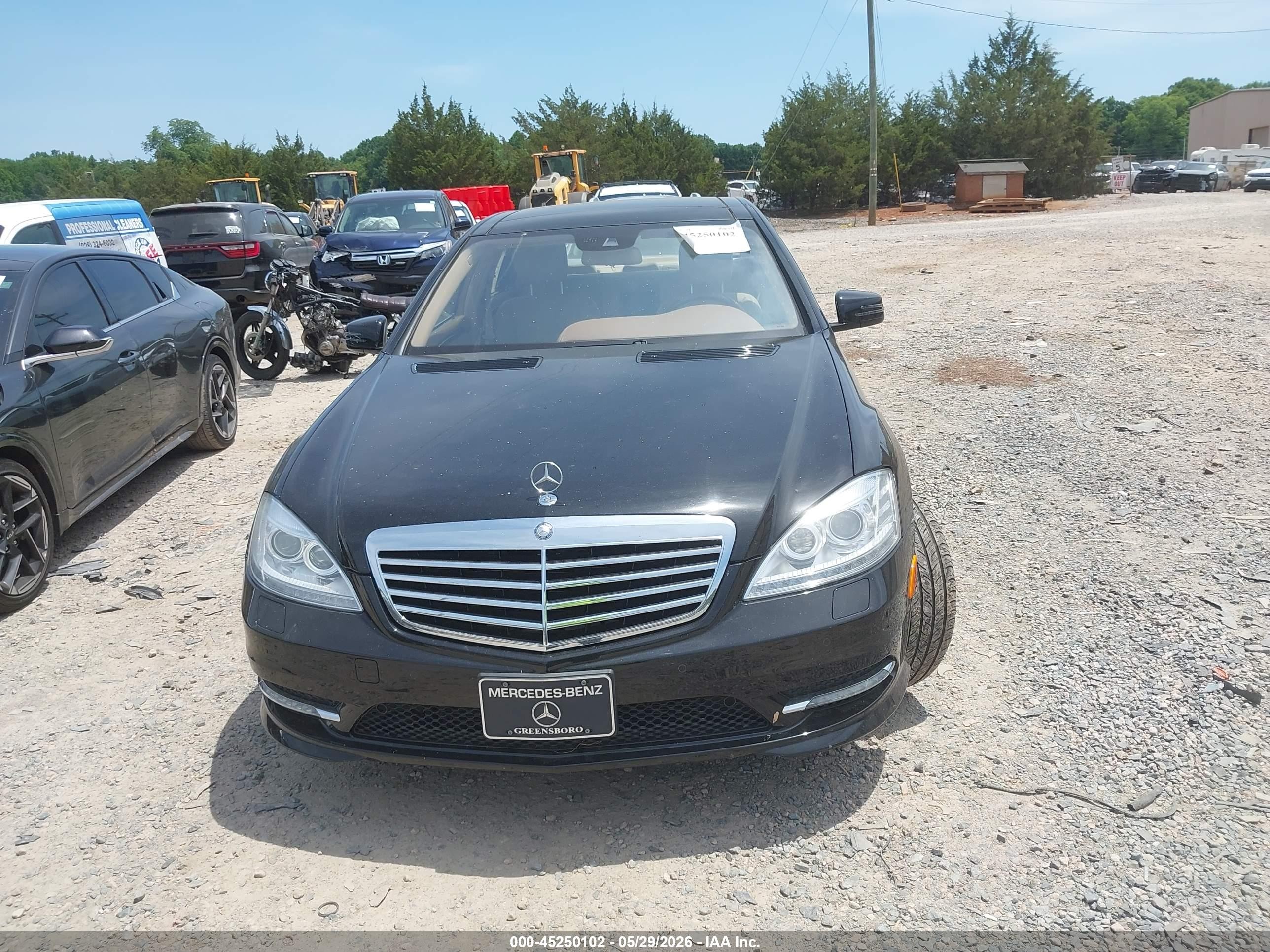 2013 Mercedes-benz S 550 4matic Black vin: WDDNG9EB0DA526845