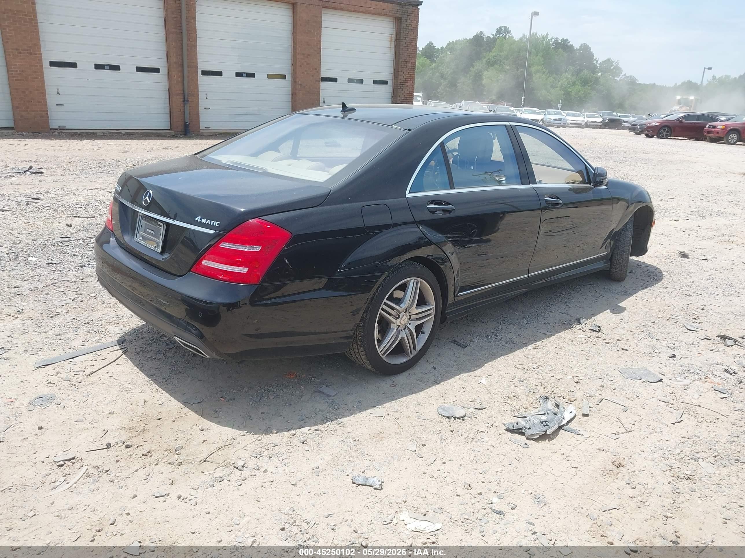 2013 Mercedes-benz S 550 4matic Black vin: WDDNG9EB0DA526845
