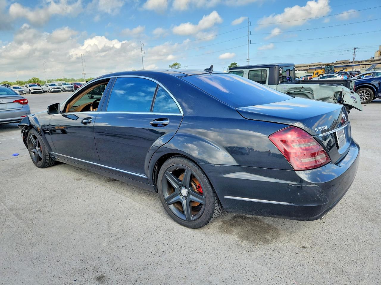 2012 Mercedes-benz S 550 4matic Blue vin: WDDNG9EB1CA436313