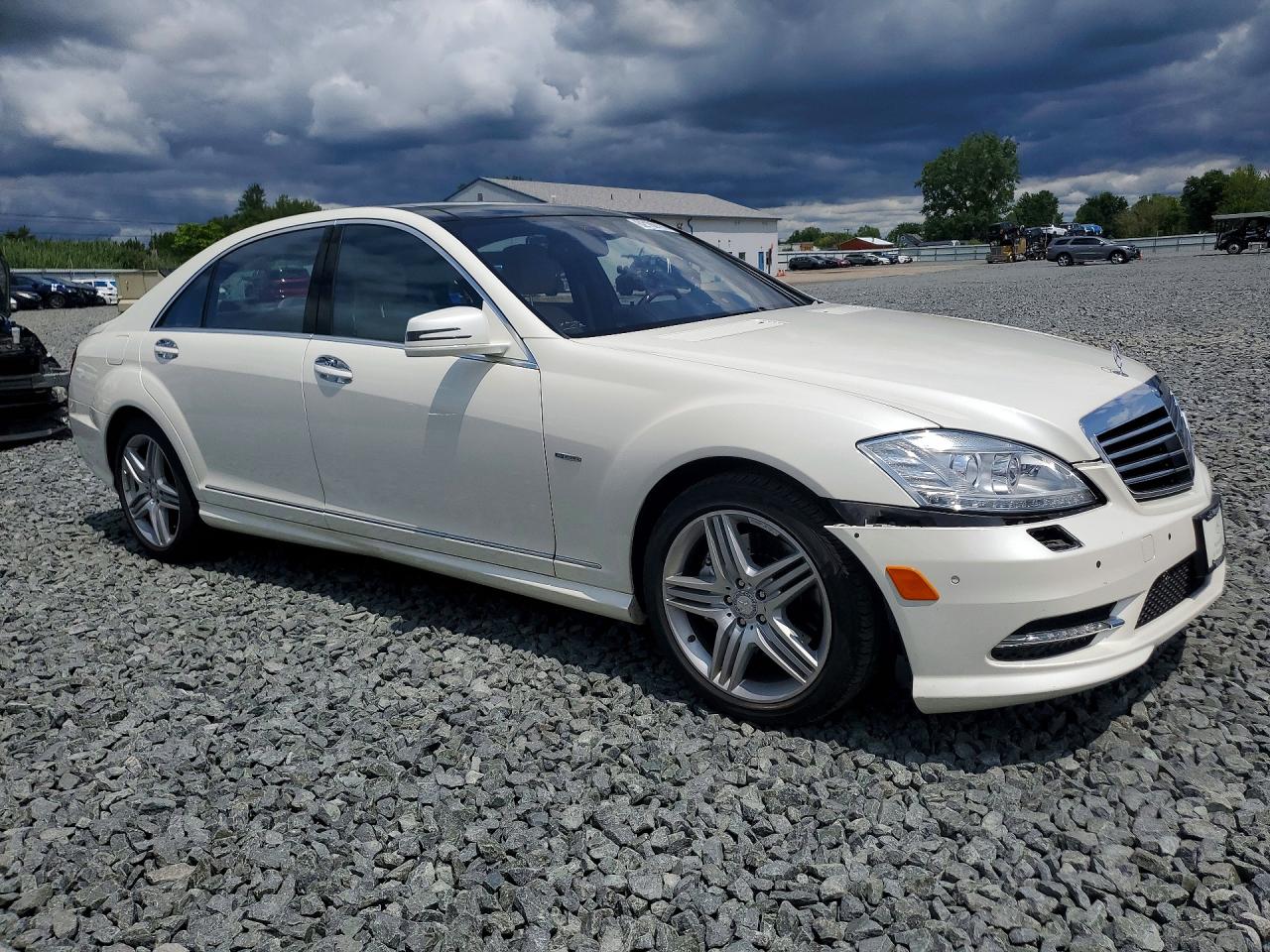 2012 Mercedes-benz S White vin: WDDNG9EB1CA469344