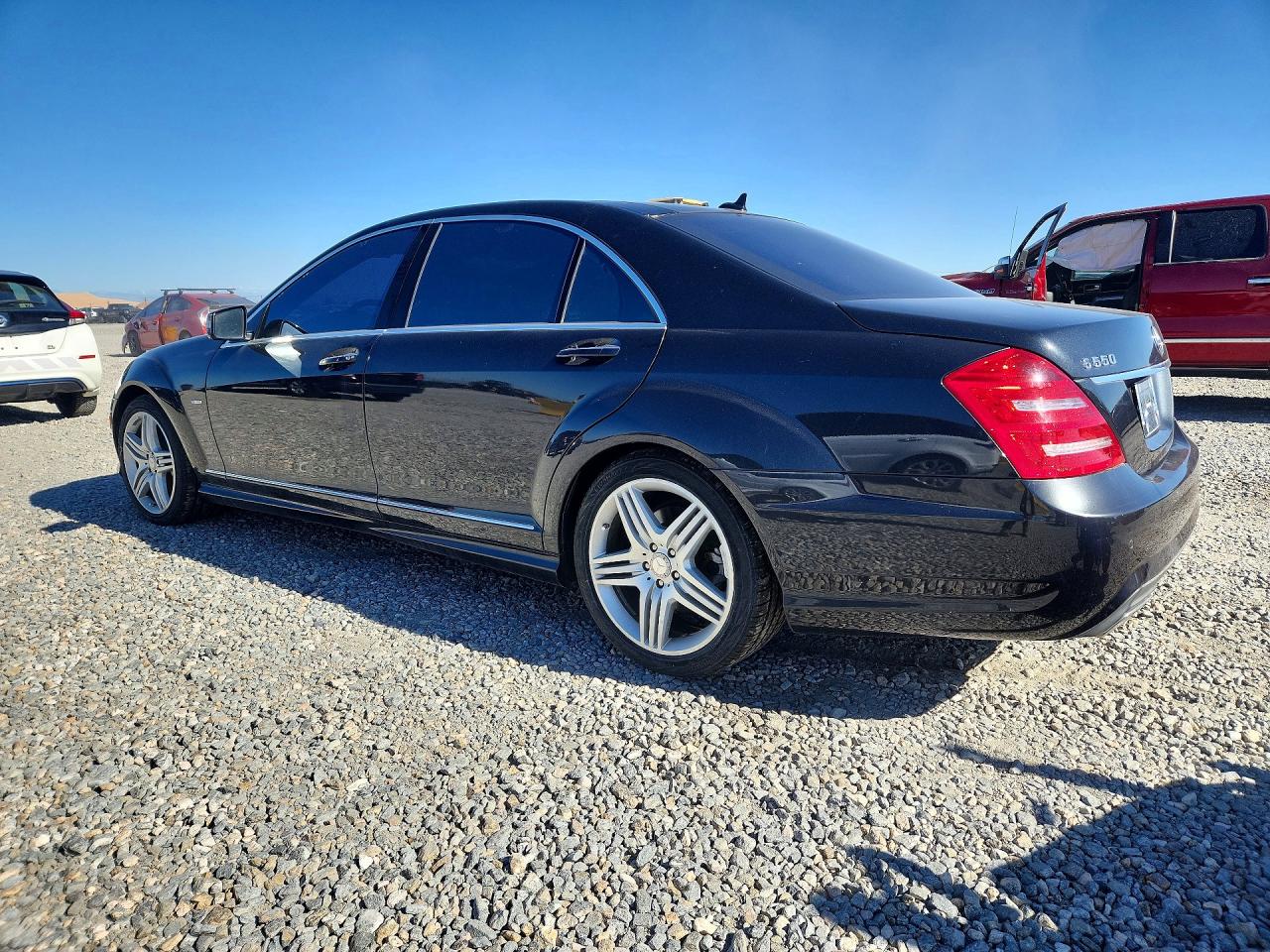 2012 Mercedes-benz S 550 4matic Black vin: WDDNG9EB2CA438295