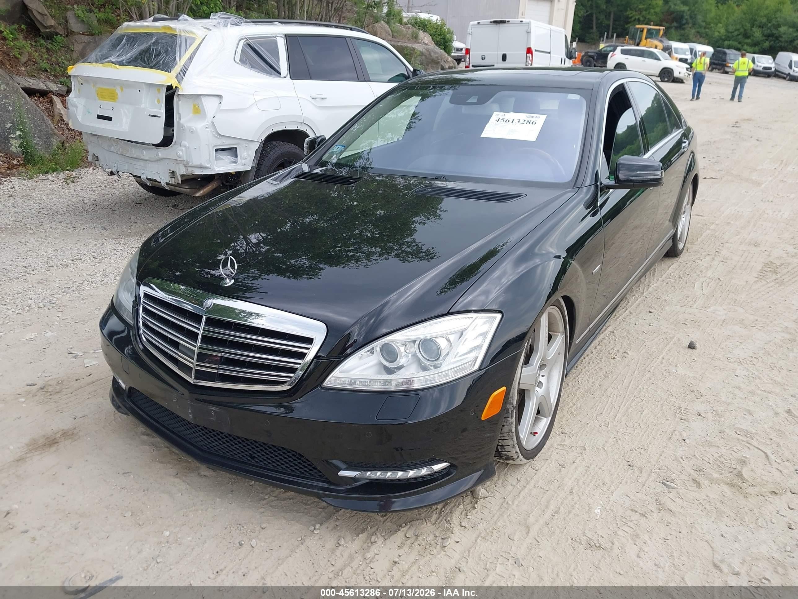 2012 Mercedes-benz S 550 4matic Black vin: WDDNG9EB3CA443201