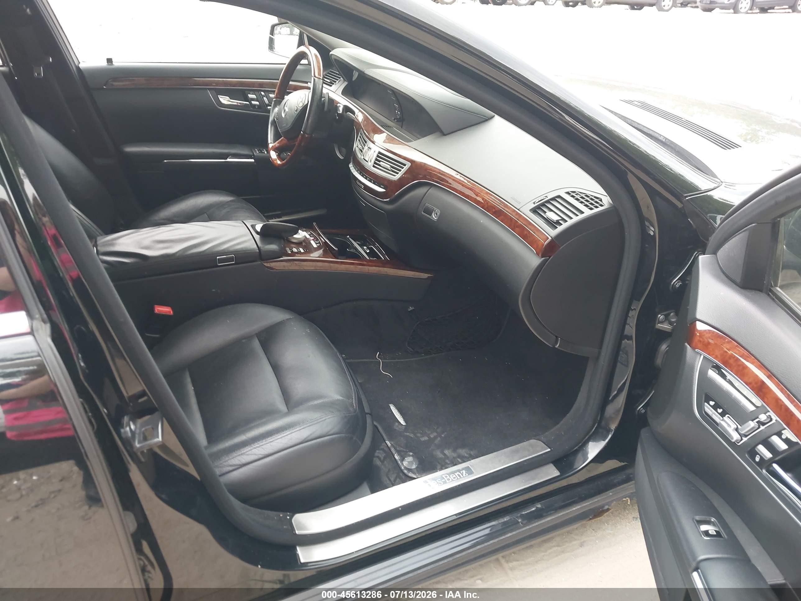 2012 Mercedes-benz S 550 4matic Black vin: WDDNG9EB3CA443201