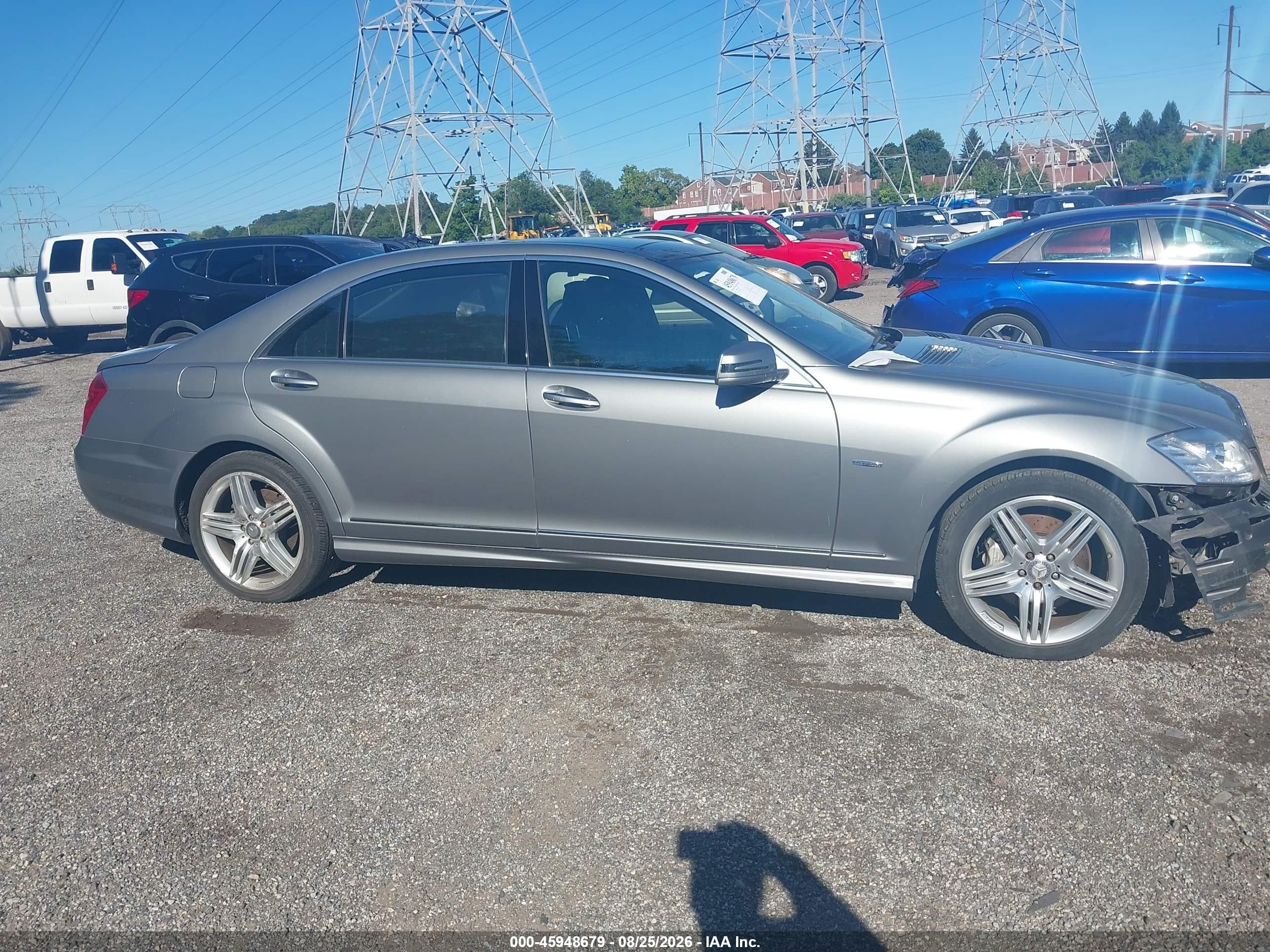 2012 Mercedes-benz S 550 4matic Gray vin: WDDNG9EB3CA468485