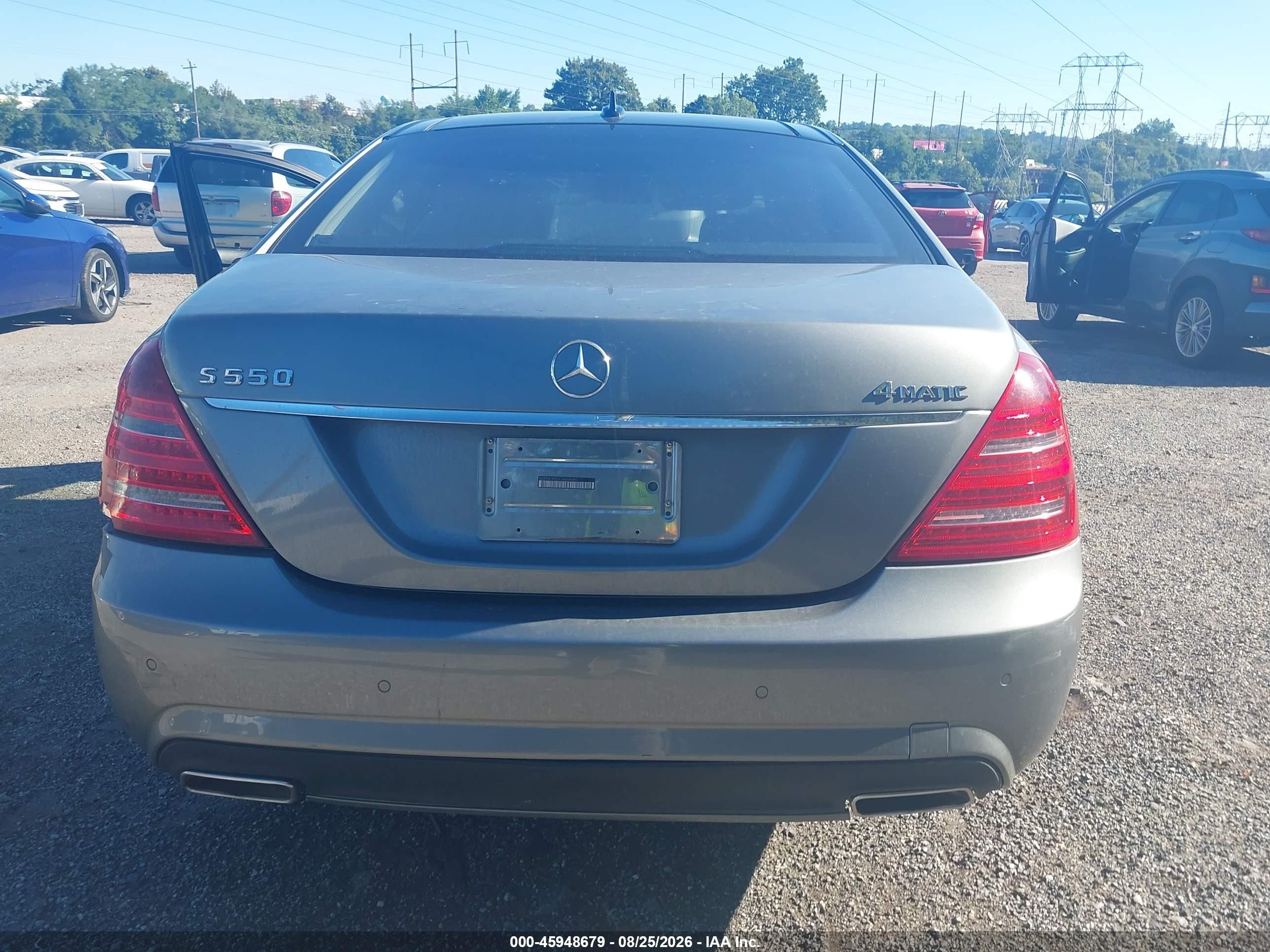 2012 Mercedes-benz S 550 4matic Gray vin: WDDNG9EB3CA468485