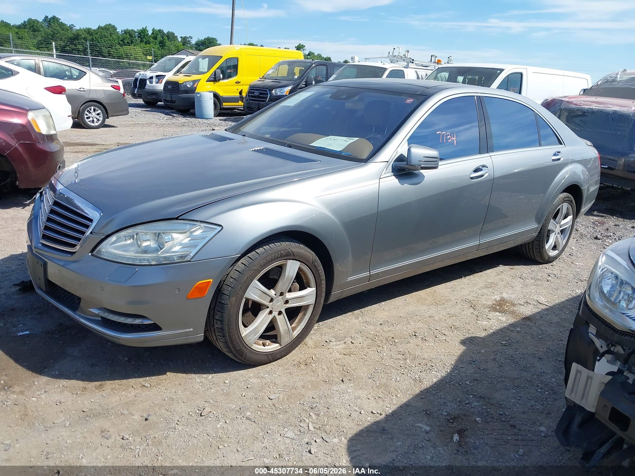 2013 Mercedes-benz S 550 4matic Silver vin: WDDNG9EB3DA501387