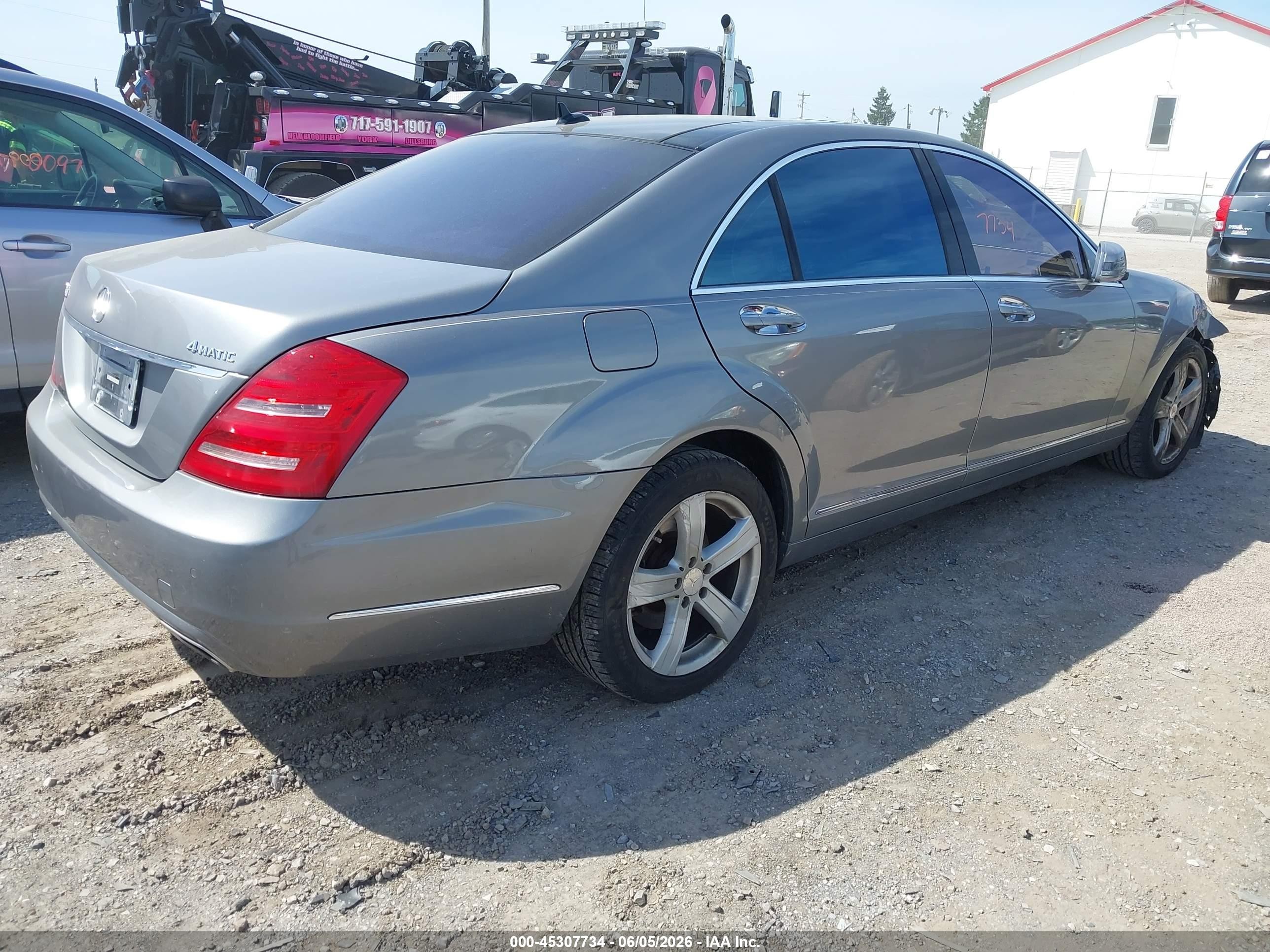 2013 Mercedes-benz S 550 4matic Silver vin: WDDNG9EB3DA501387