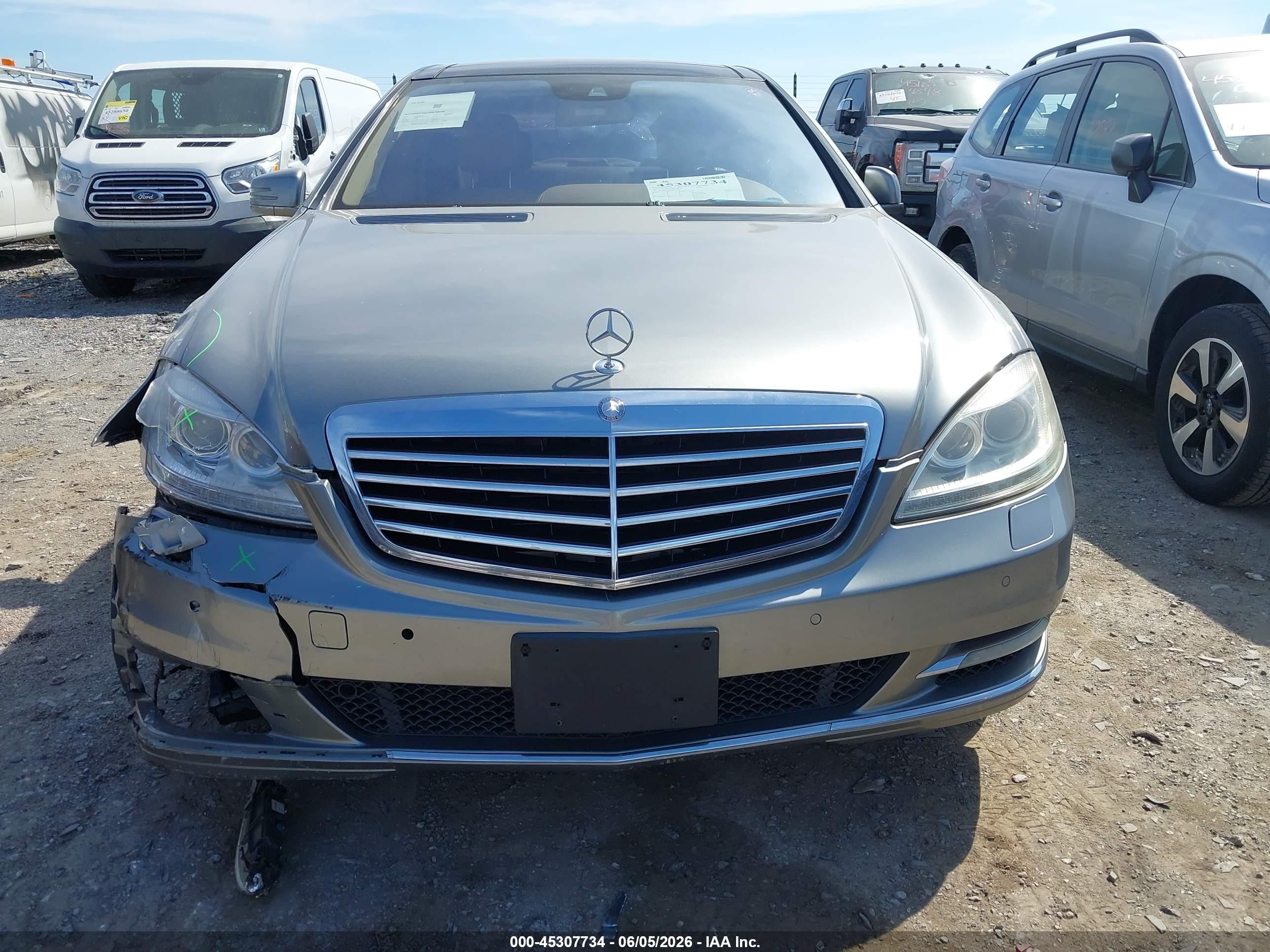 2013 Mercedes-benz S 550 4matic Silver vin: WDDNG9EB3DA501387