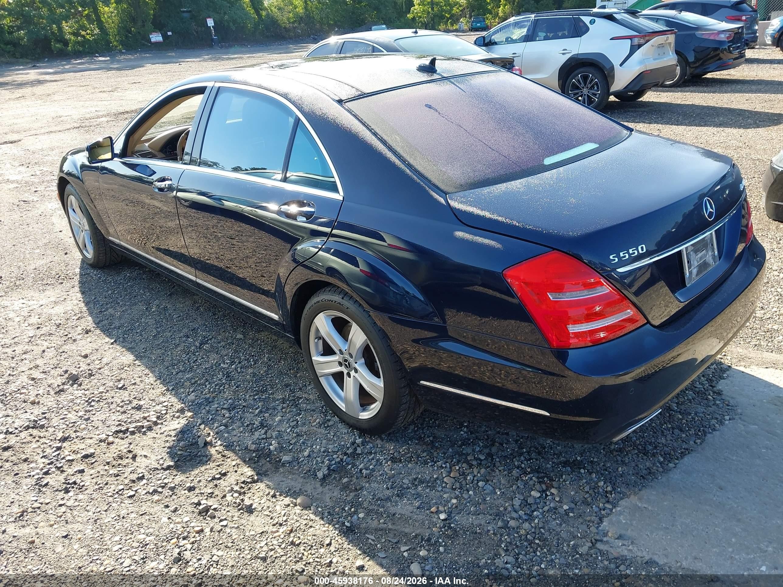 2013 Mercedes-benz S 550 4matic Синий vin: WDDNG9EB3DA528721