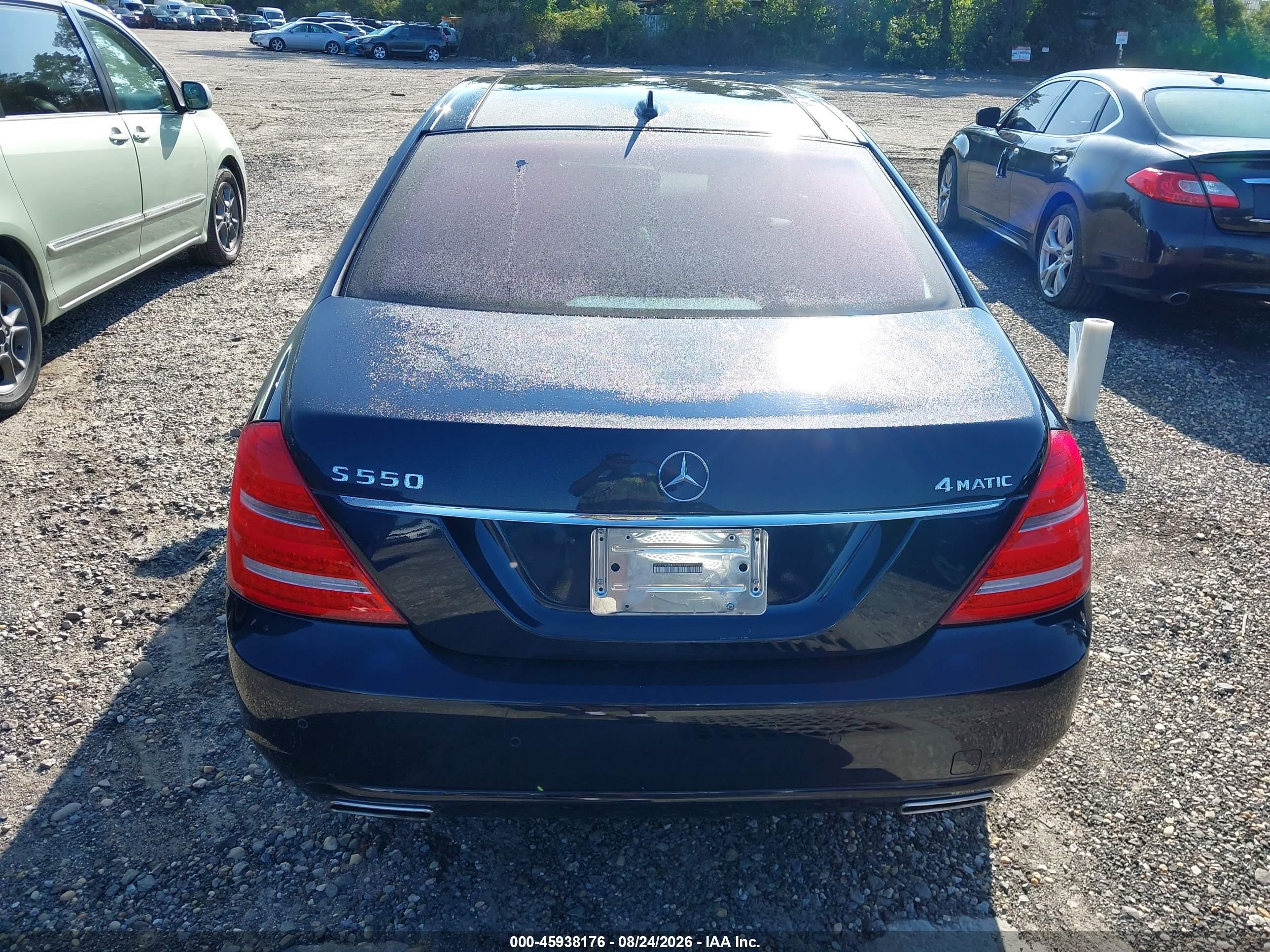 2013 Mercedes-benz S 550 4matic Синий vin: WDDNG9EB3DA528721