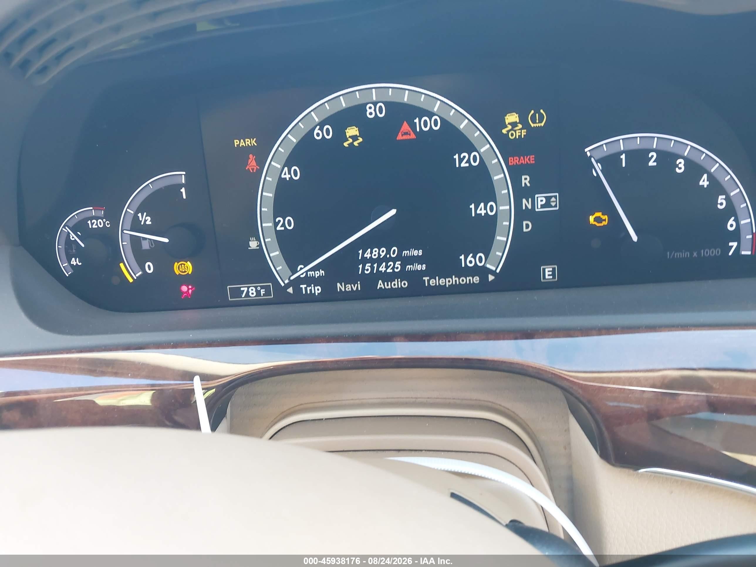 2013 Mercedes-benz S 550 4matic Синий vin: WDDNG9EB3DA528721
