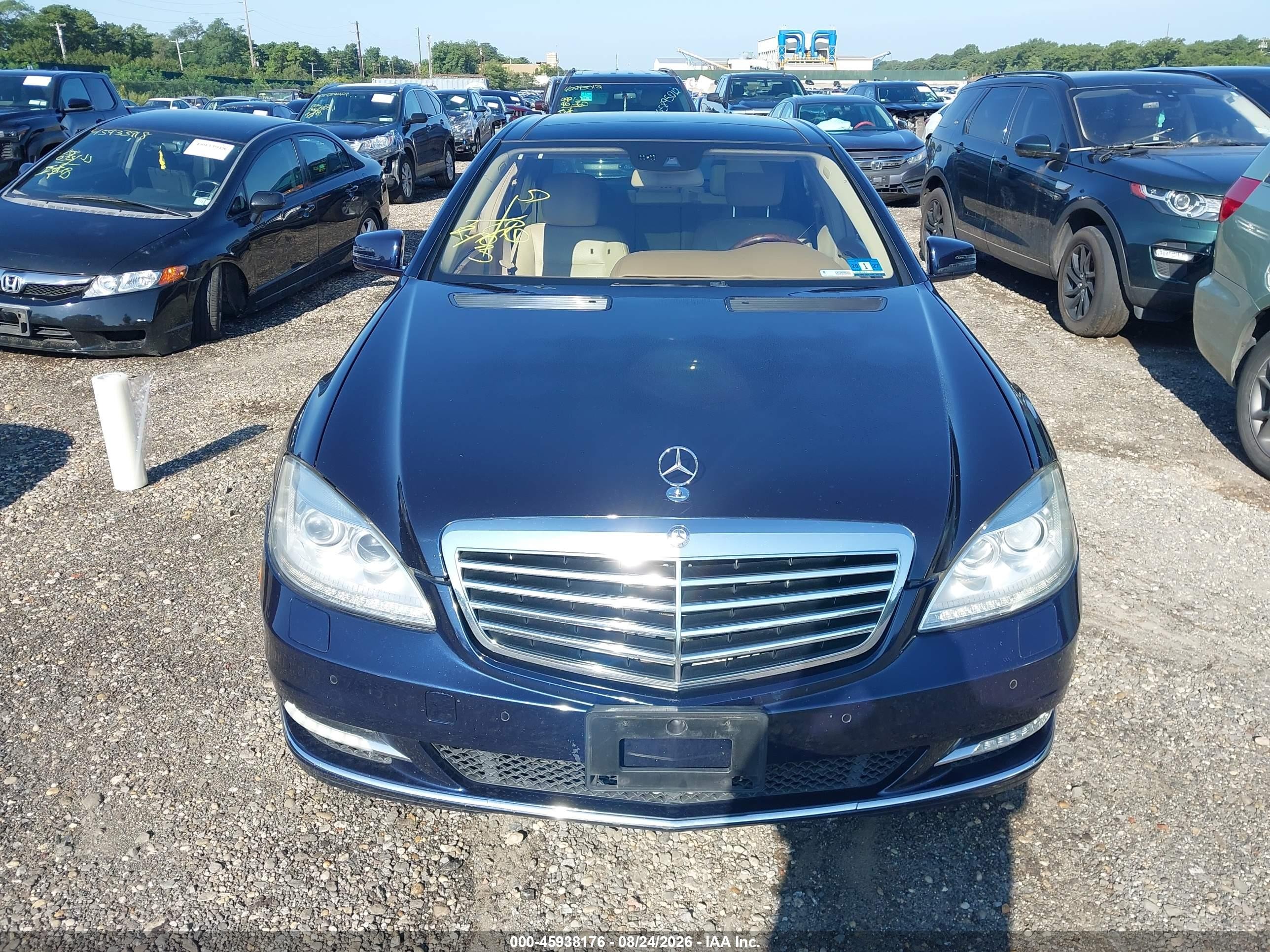 2013 Mercedes-benz S 550 4matic Синий vin: WDDNG9EB3DA528721