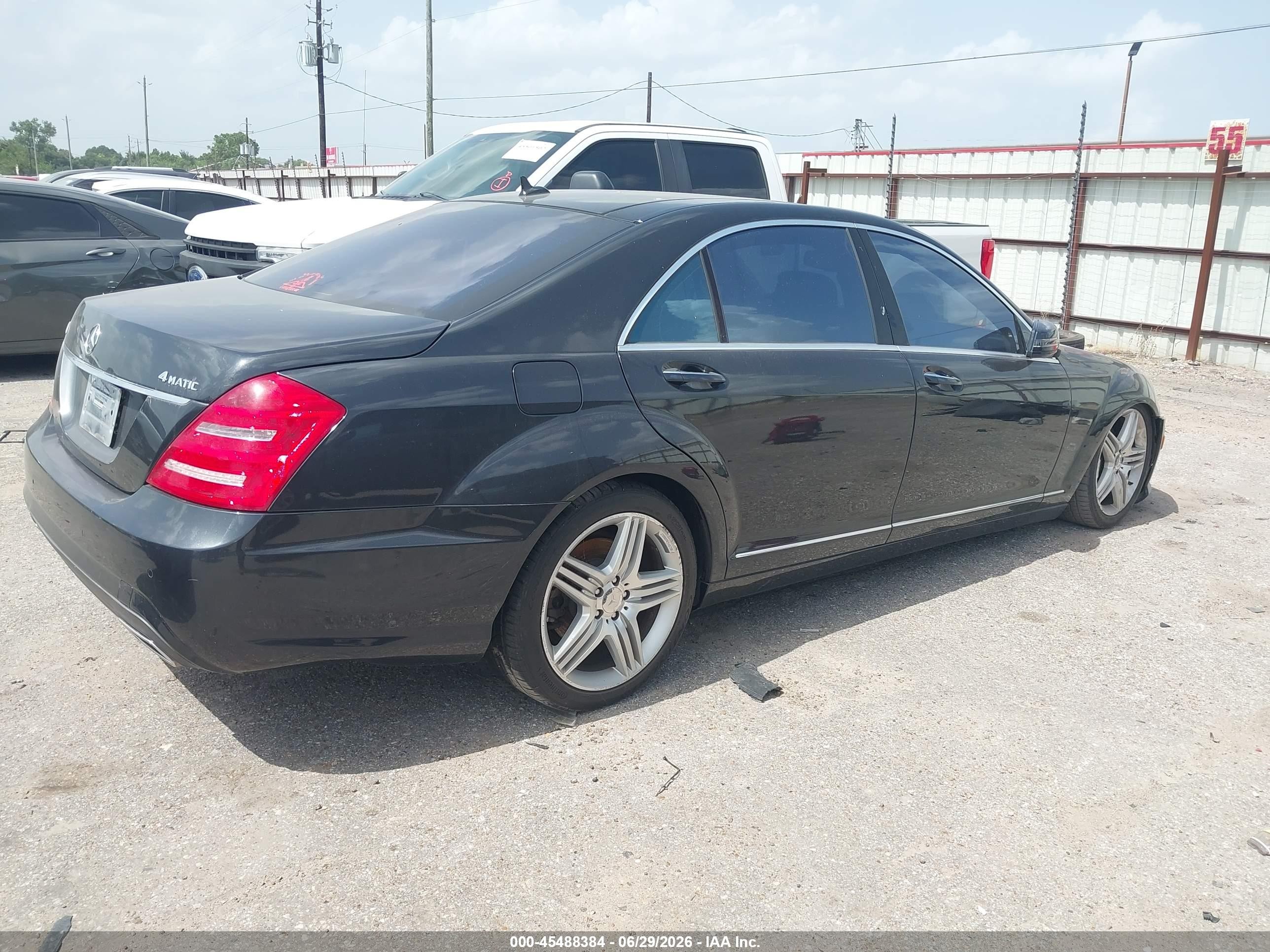 2013 Mercedes-benz S 550 4matic Black vin: WDDNG9EB3DA535409