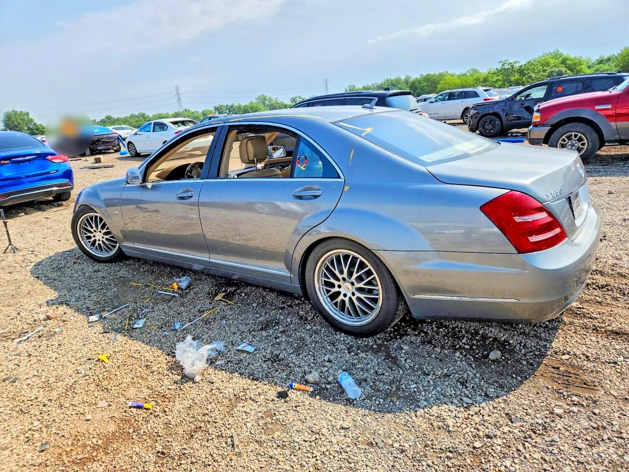 2012 Mercedes-benz S 550 4matic Gray vin: WDDNG9EB4CA453140