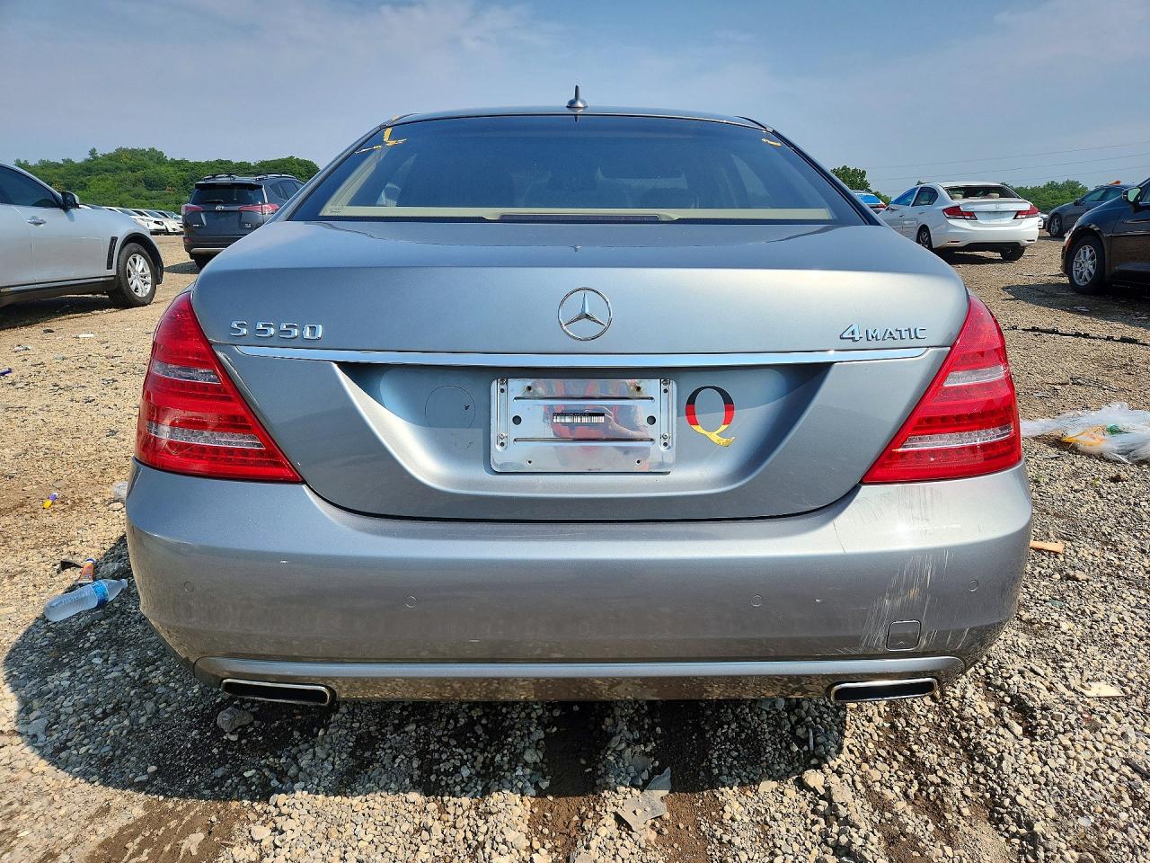 2012 Mercedes-benz S 550 4matic Gray vin: WDDNG9EB4CA453140