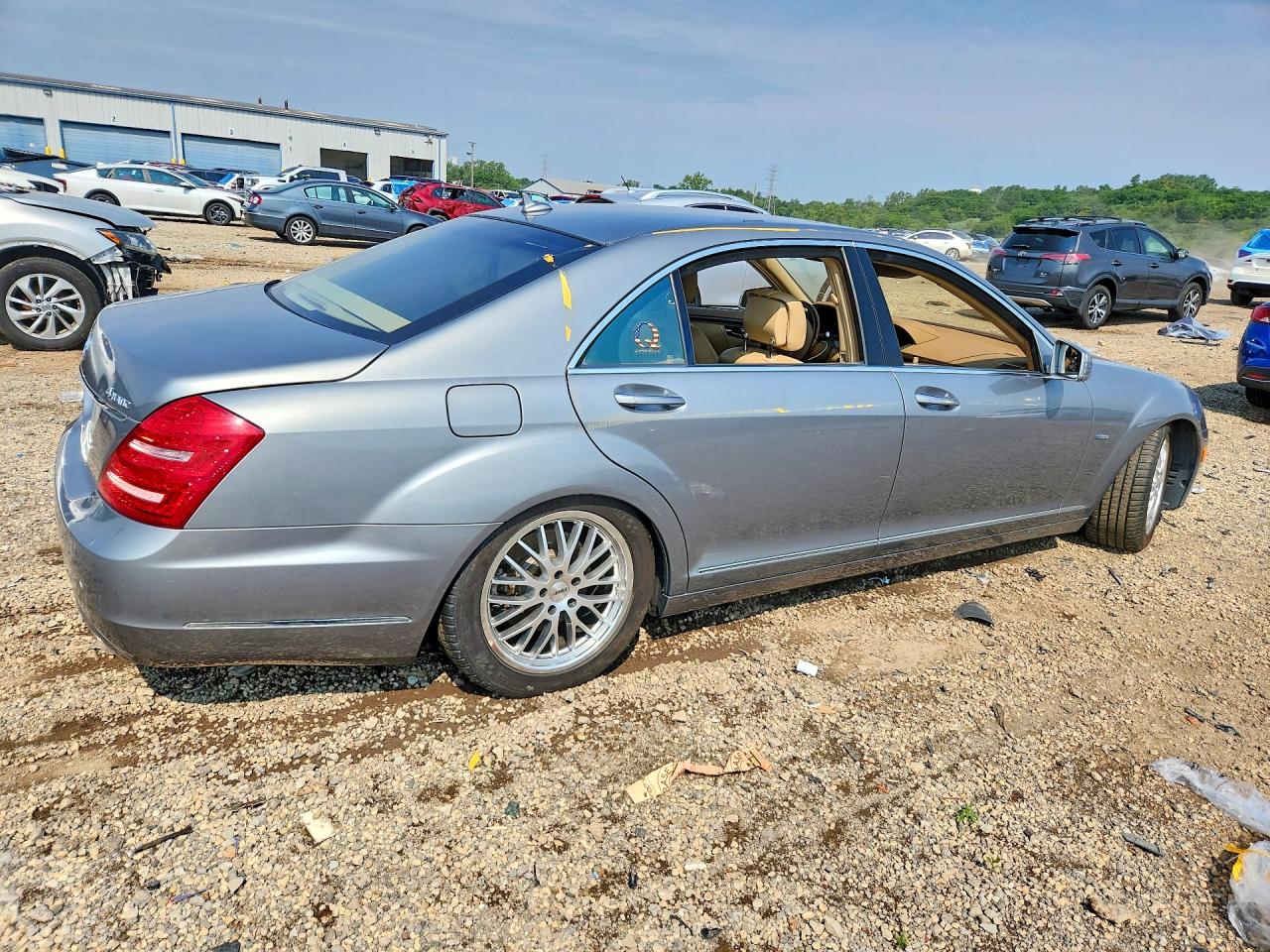 2012 Mercedes-benz S 550 4matic Gray vin: WDDNG9EB4CA453140