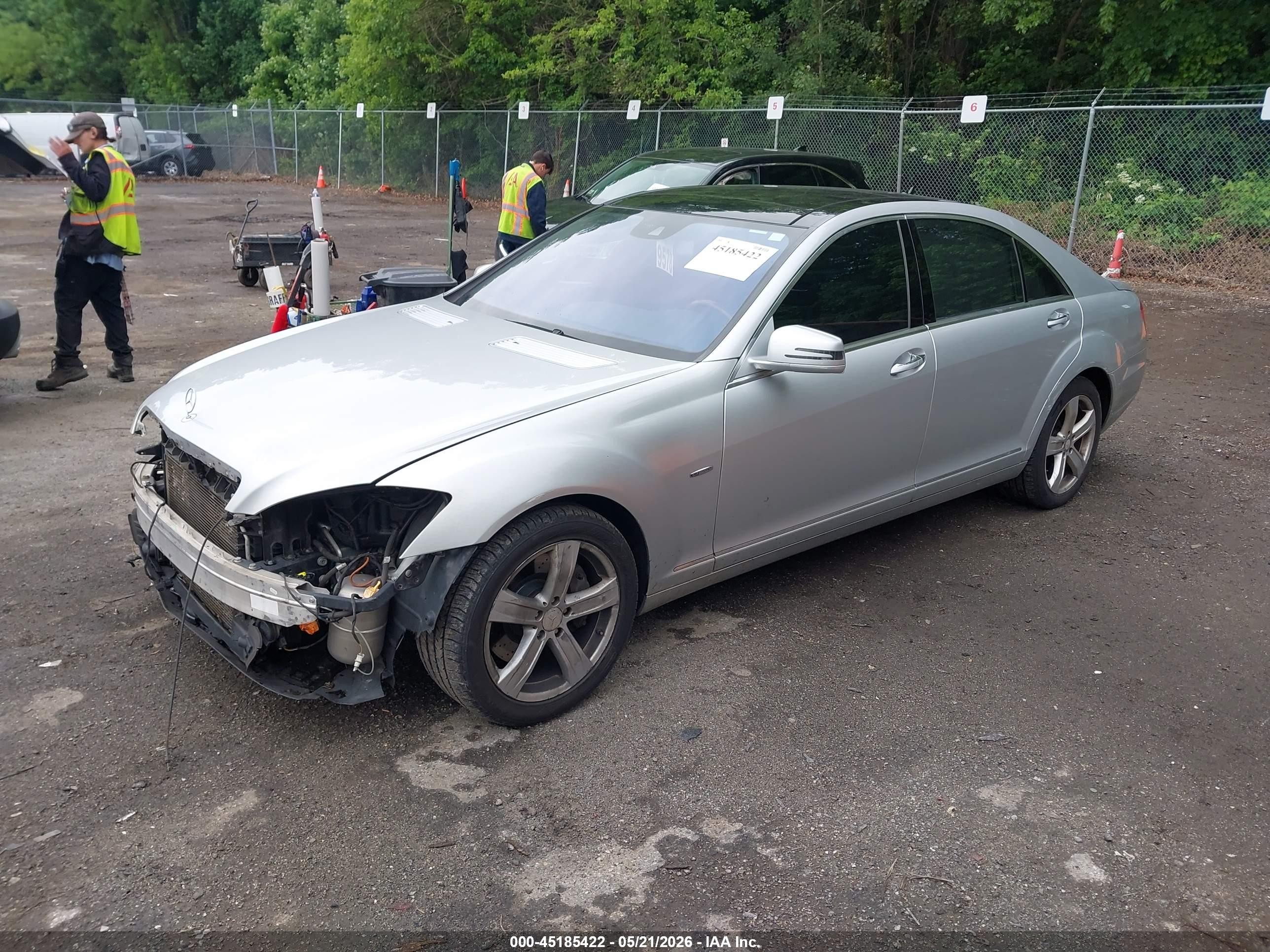 2012 Mercedes-benz S 550 4matic Silver vin: WDDNG9EB4CA470830