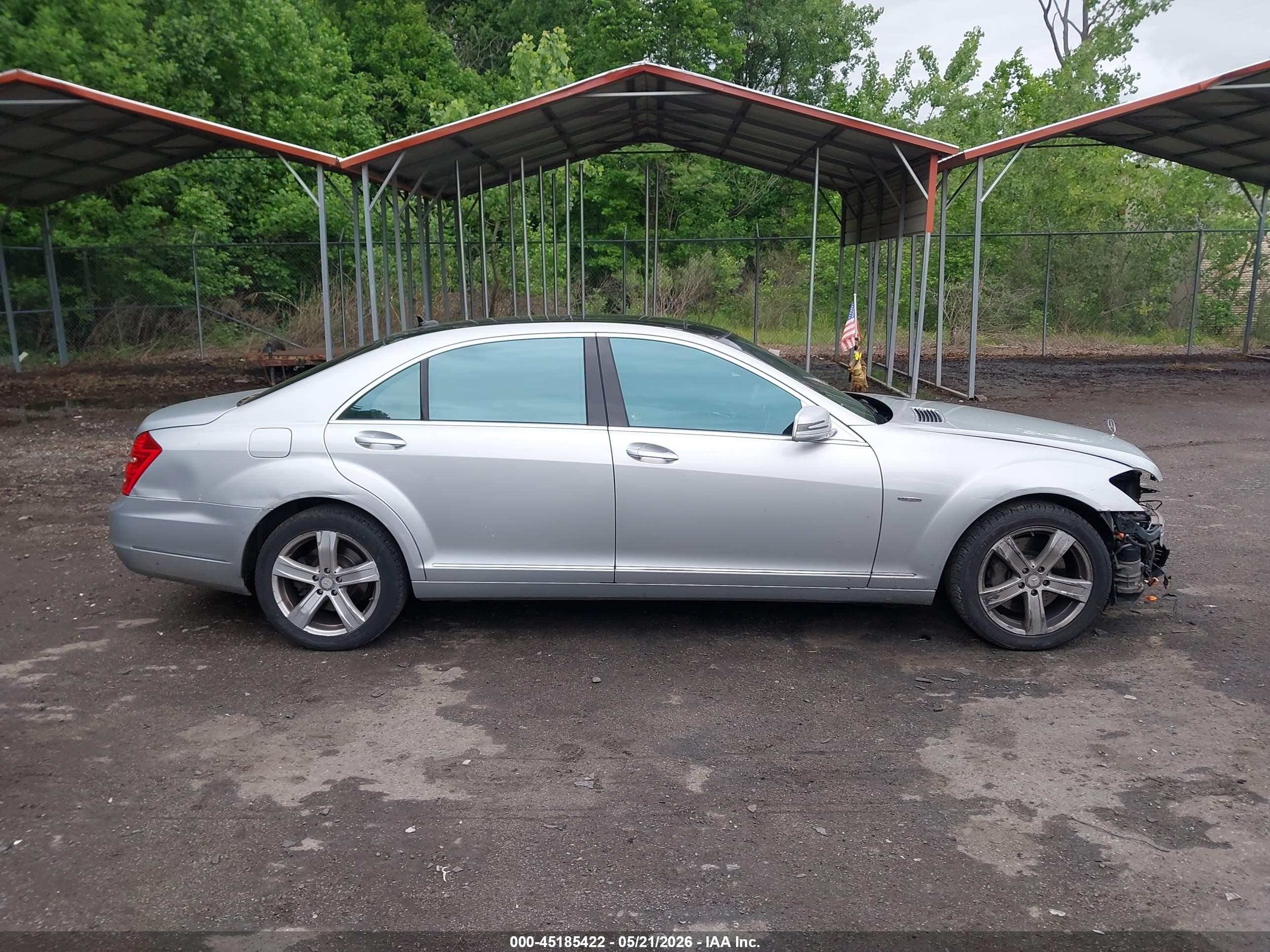 2012 Mercedes-benz S 550 4matic Silver vin: WDDNG9EB4CA470830
