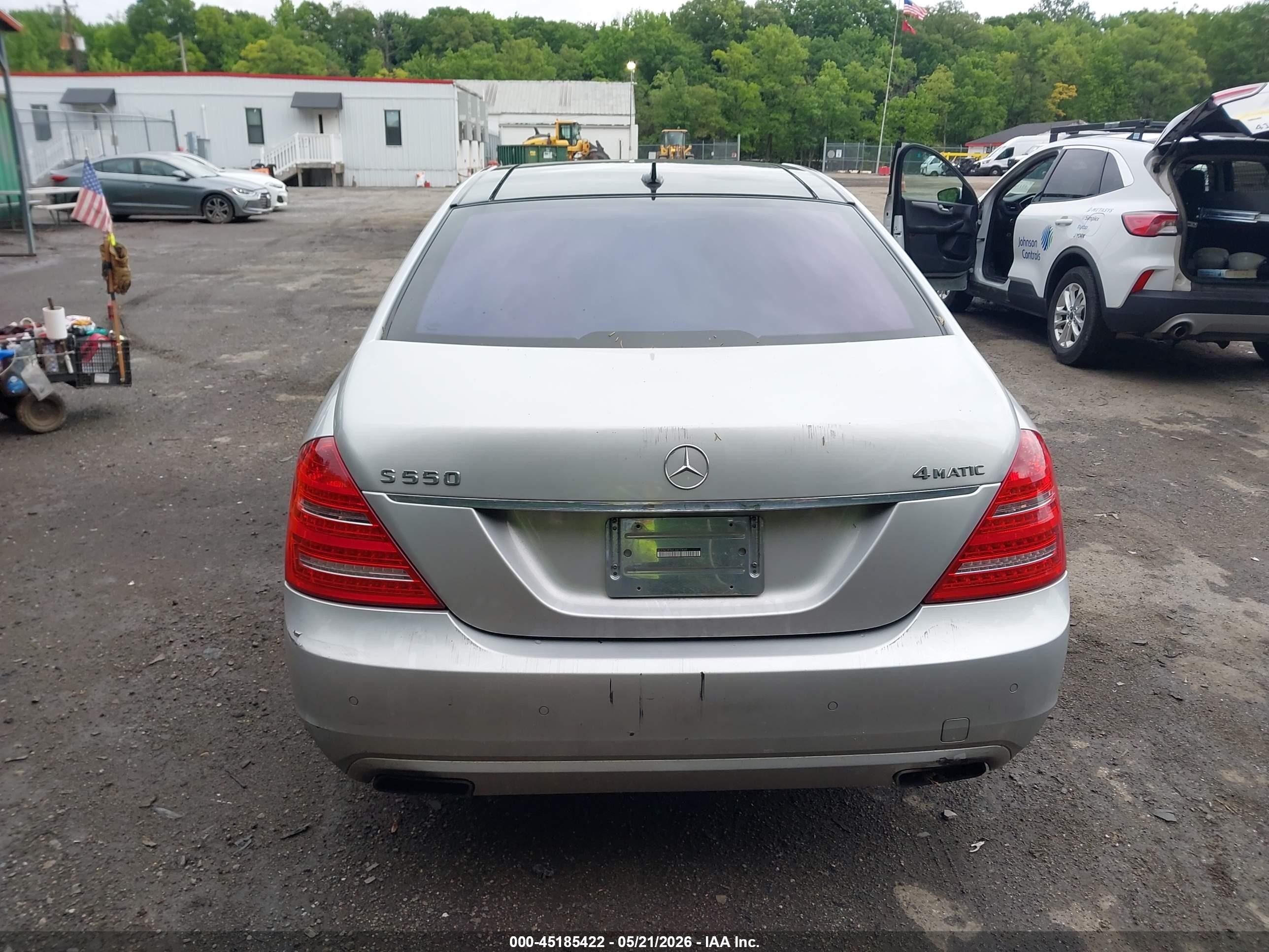2012 Mercedes-benz S 550 4matic Silver vin: WDDNG9EB4CA470830