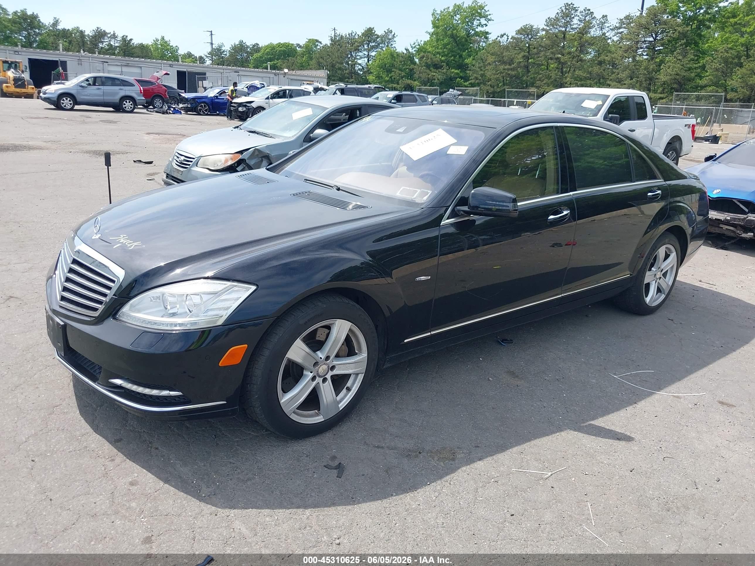 2012 Mercedes-benz S 550 4matic Black vin: WDDNG9EB4CA487515