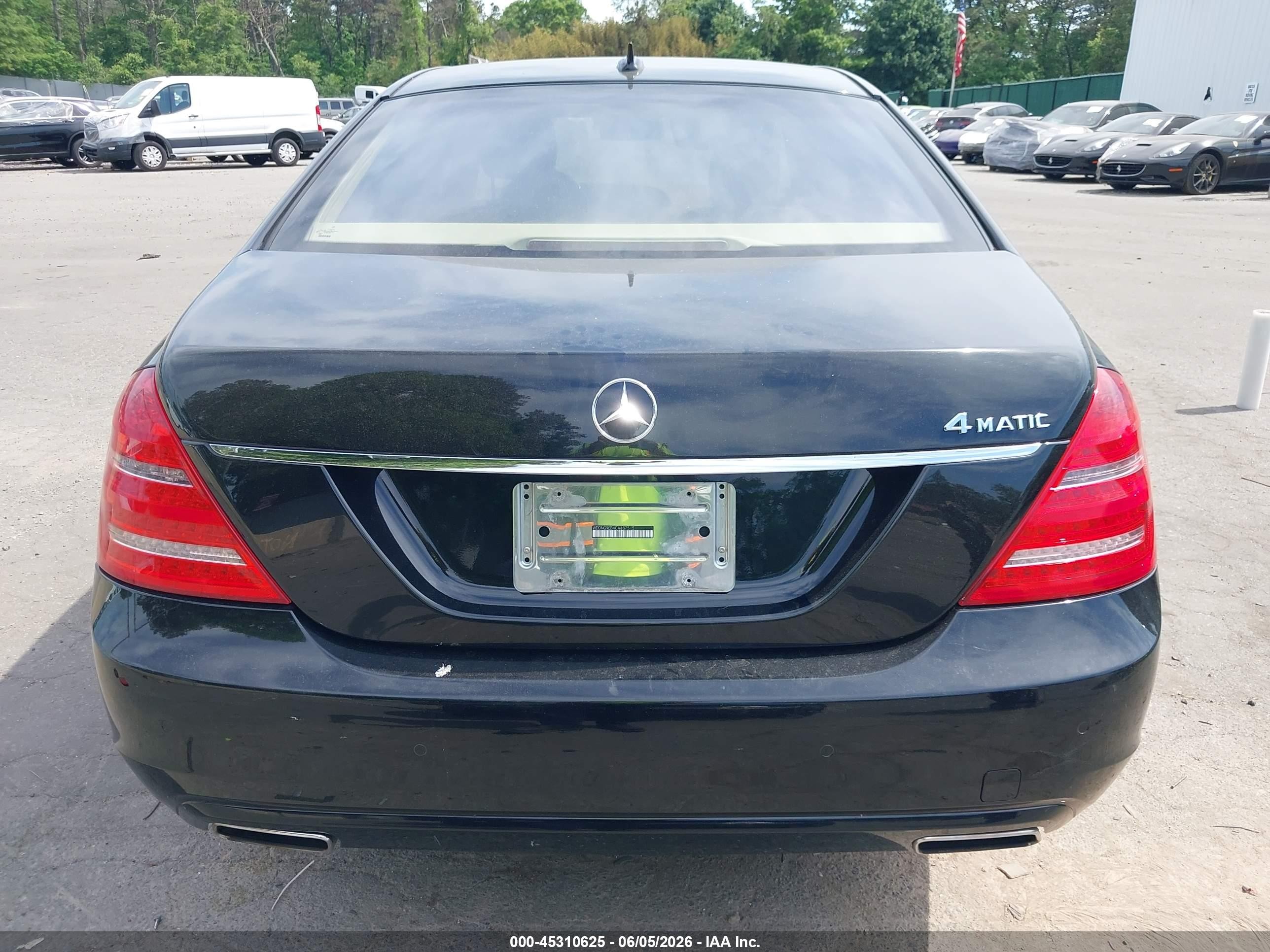 2012 Mercedes-benz S 550 4matic Black vin: WDDNG9EB4CA487515