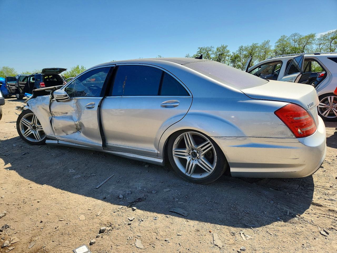 2013 Mercedes-benz S 550 4matic Gray vin: WDDNG9EB4DA532714