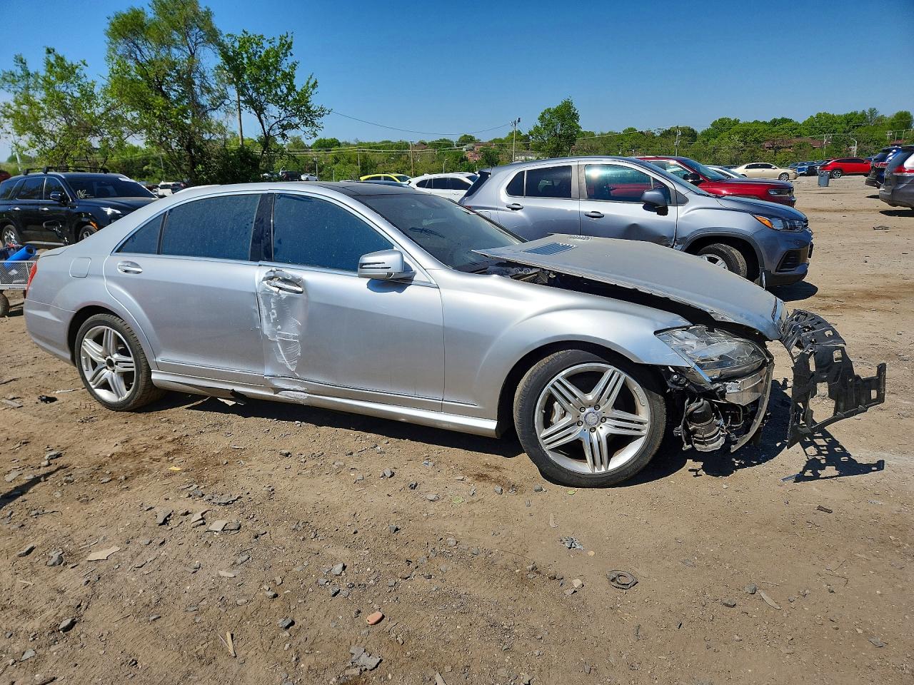 2013 Mercedes-benz S 550 4matic Gray vin: WDDNG9EB4DA532714