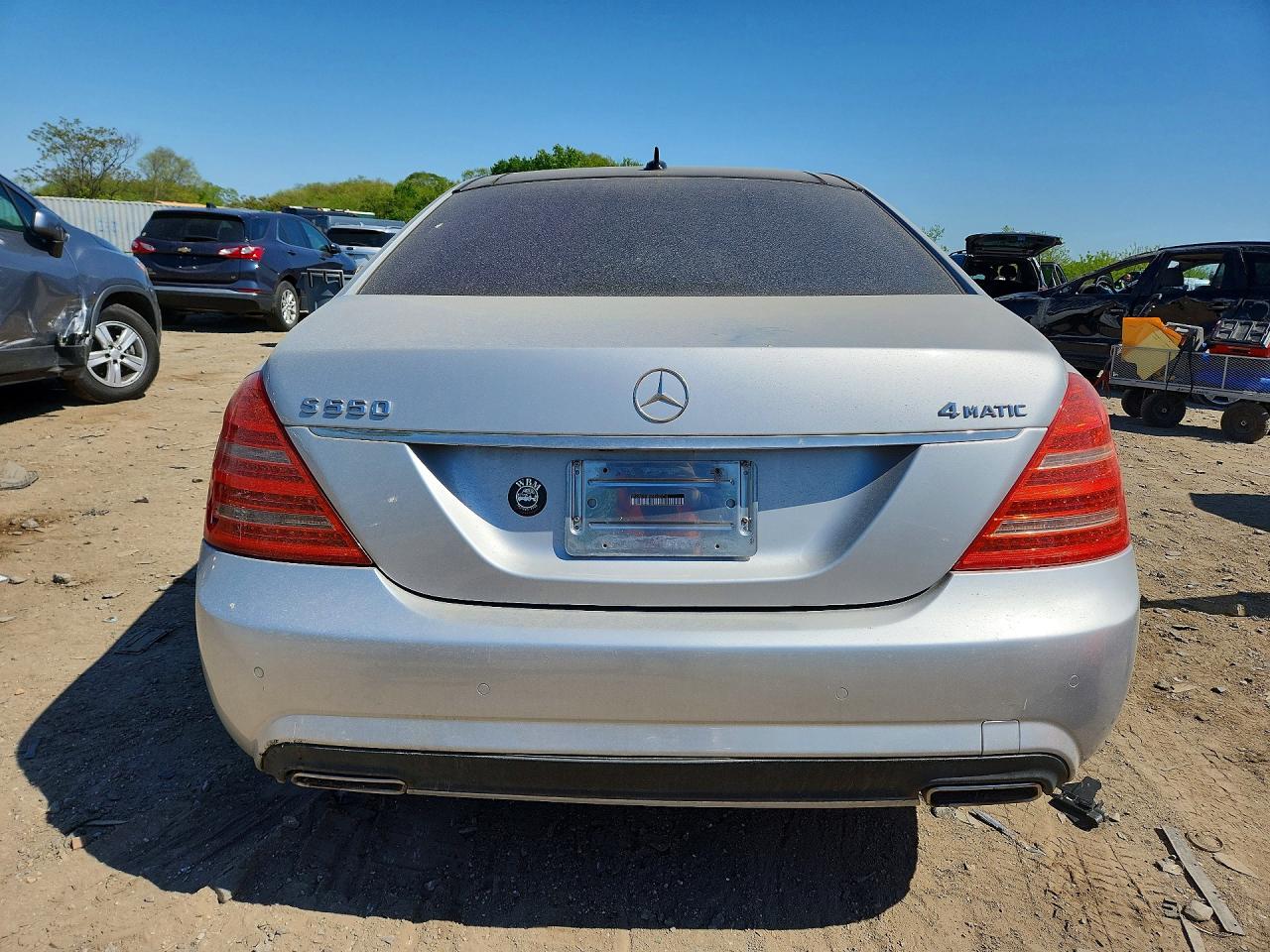 2013 Mercedes-benz S 550 4matic Gray vin: WDDNG9EB4DA532714