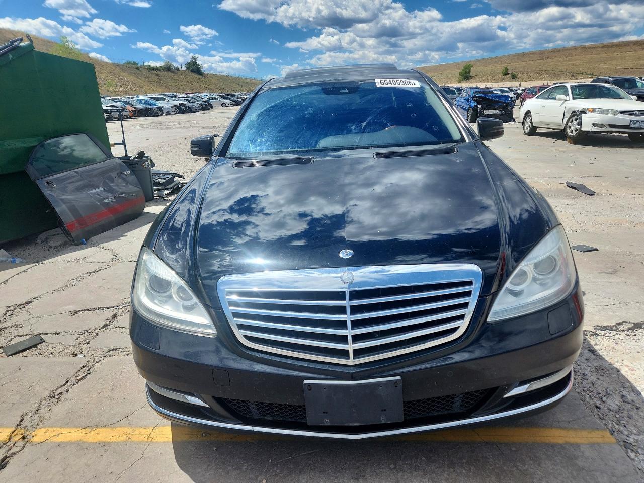 2012 Mercedes-benz S 550 4matic Черный vin: WDDNG9EB5CA425640