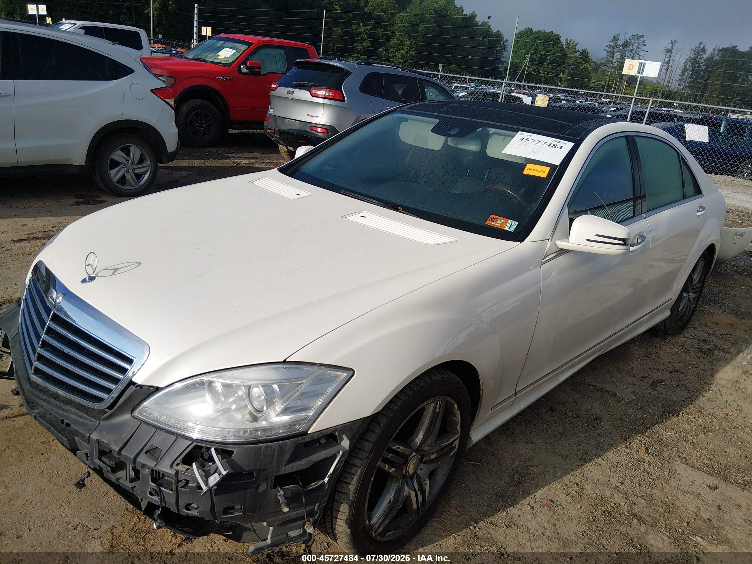 2013 Mercedes-benz S 550 4matic White vin: WDDNG9EB5DA507353