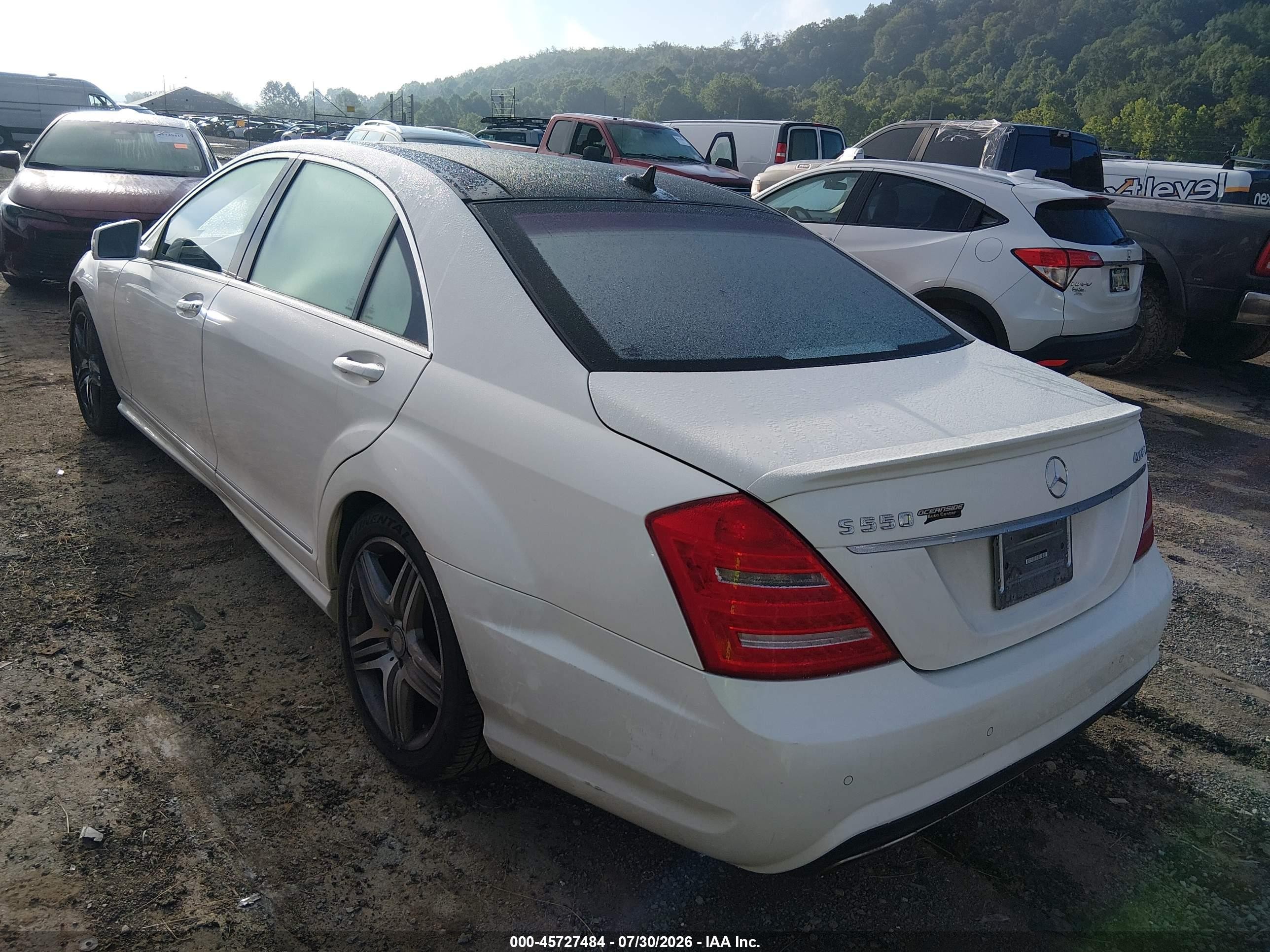 2013 Mercedes-benz S 550 4matic White vin: WDDNG9EB5DA507353