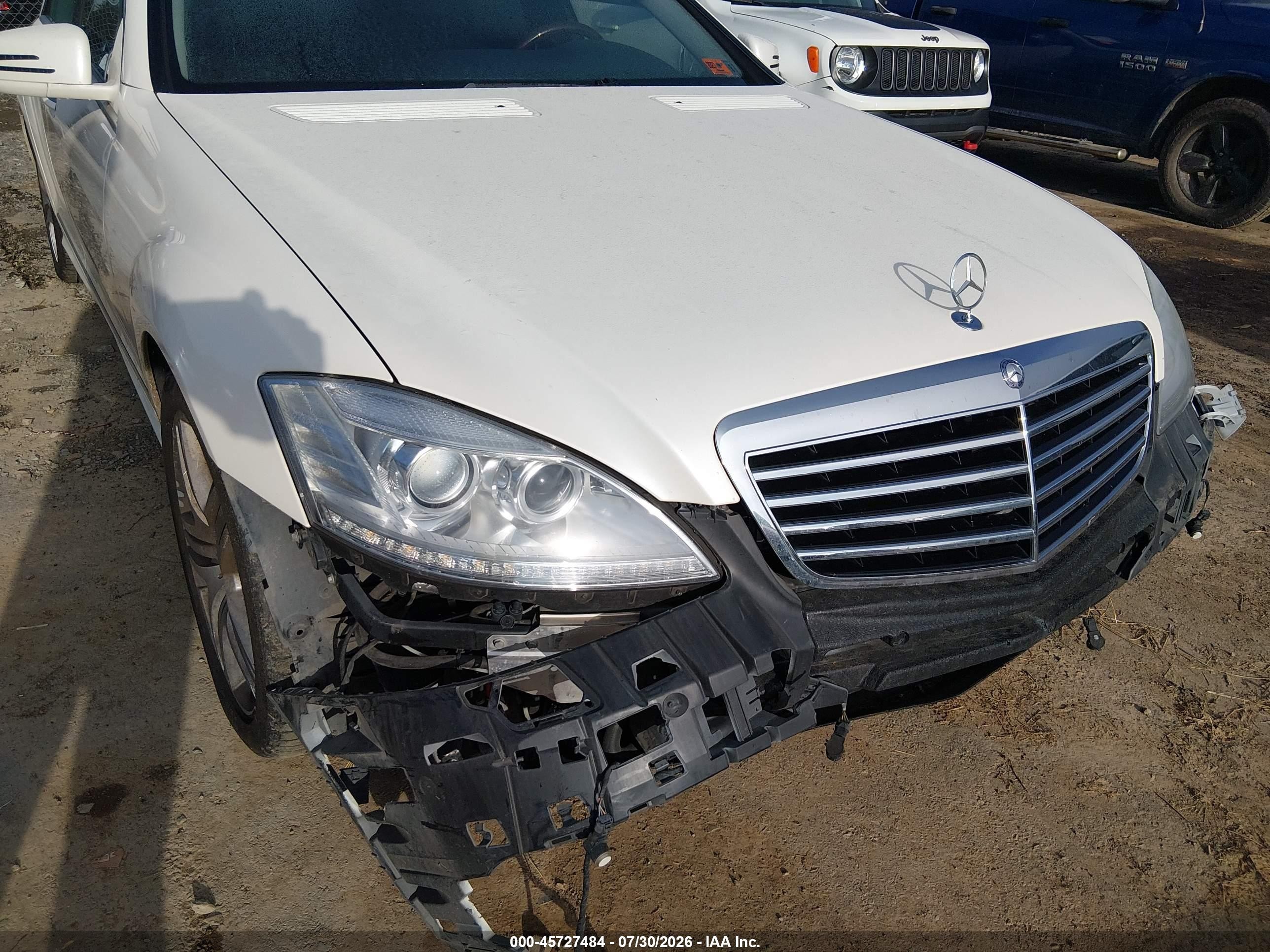 2013 Mercedes-benz S 550 4matic White vin: WDDNG9EB5DA507353