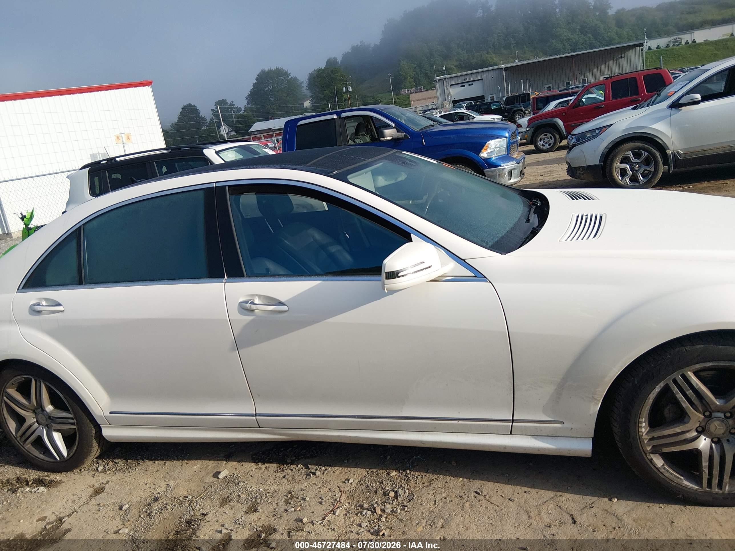 2013 Mercedes-benz S 550 4matic White vin: WDDNG9EB5DA507353