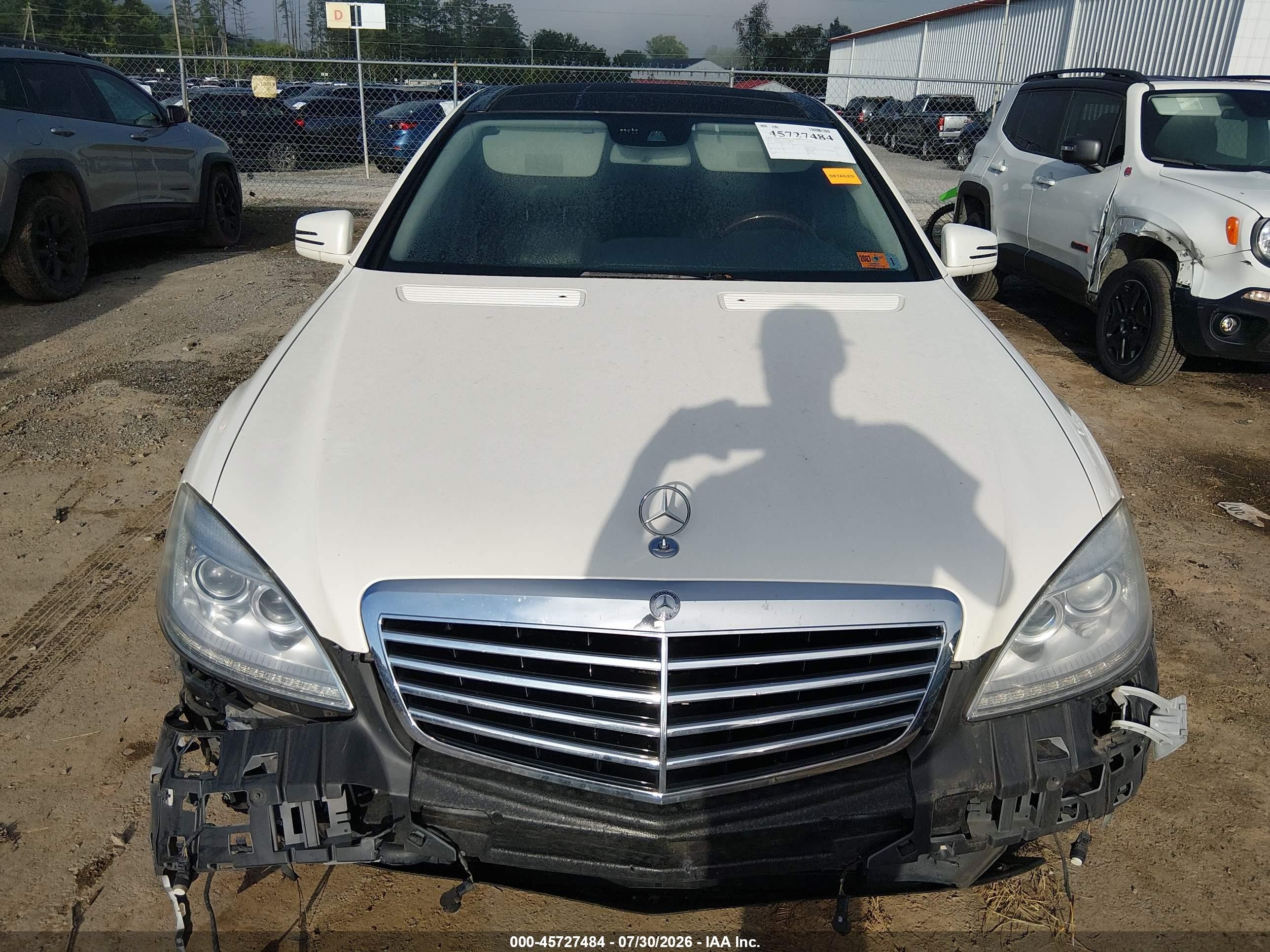 2013 Mercedes-benz S 550 4matic White vin: WDDNG9EB5DA507353