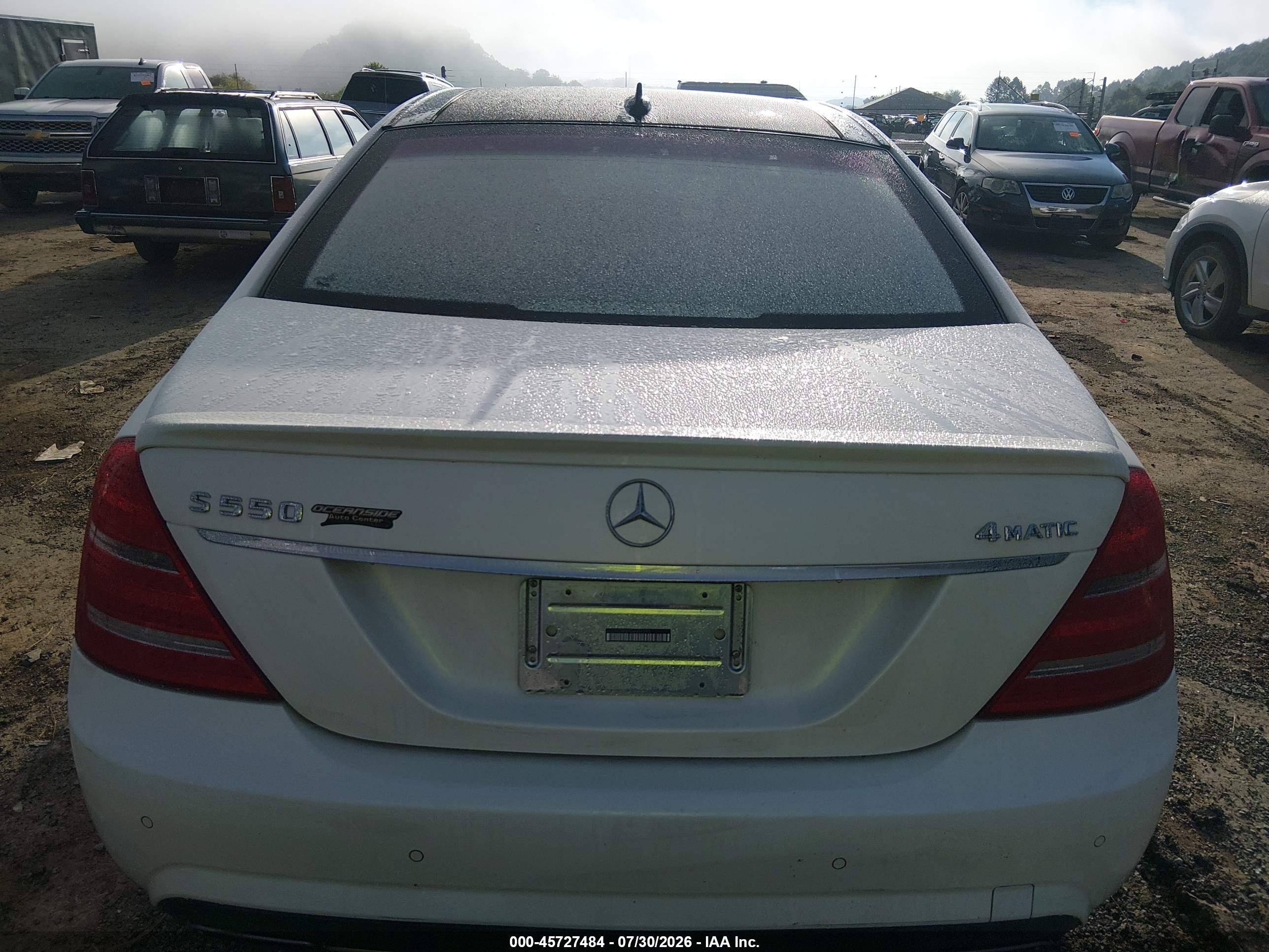 2013 Mercedes-benz S 550 4matic White vin: WDDNG9EB5DA507353
