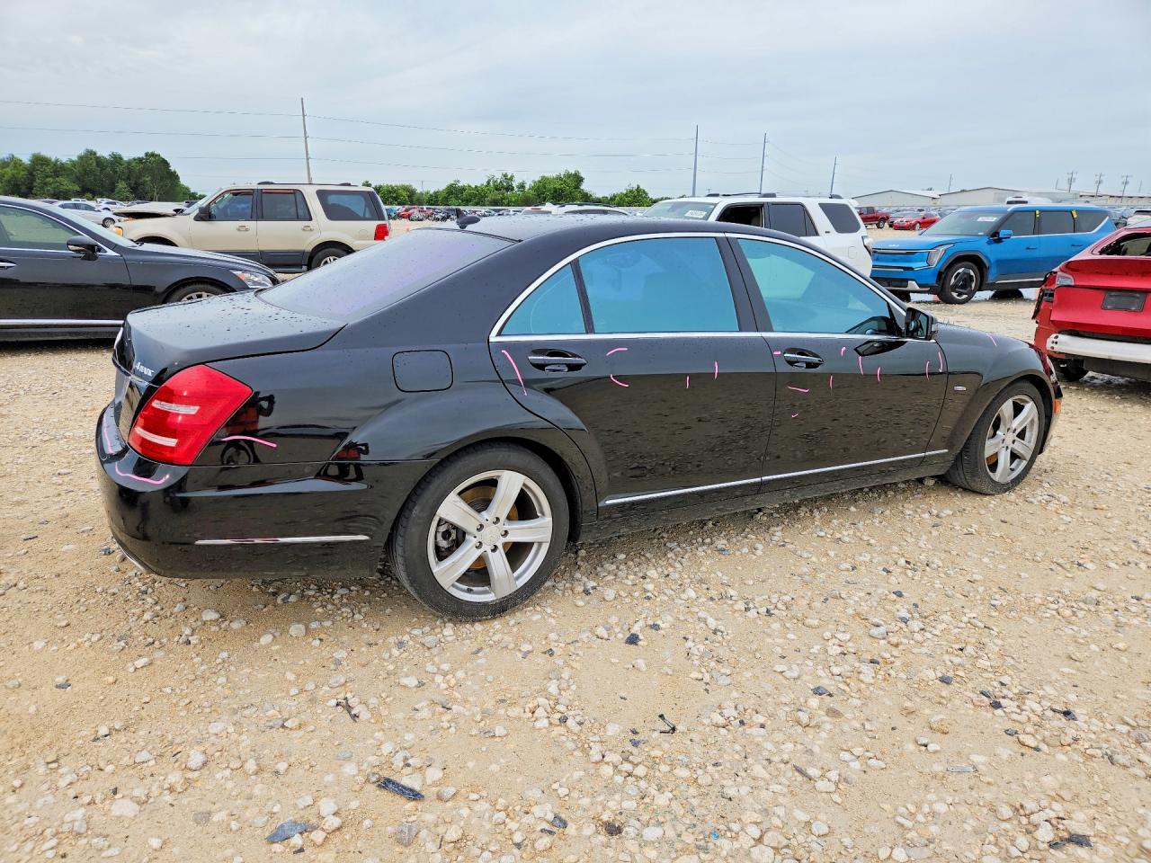 2012 Mercedes-benz S 550 4matic Black vin: WDDNG9EB6CA435447