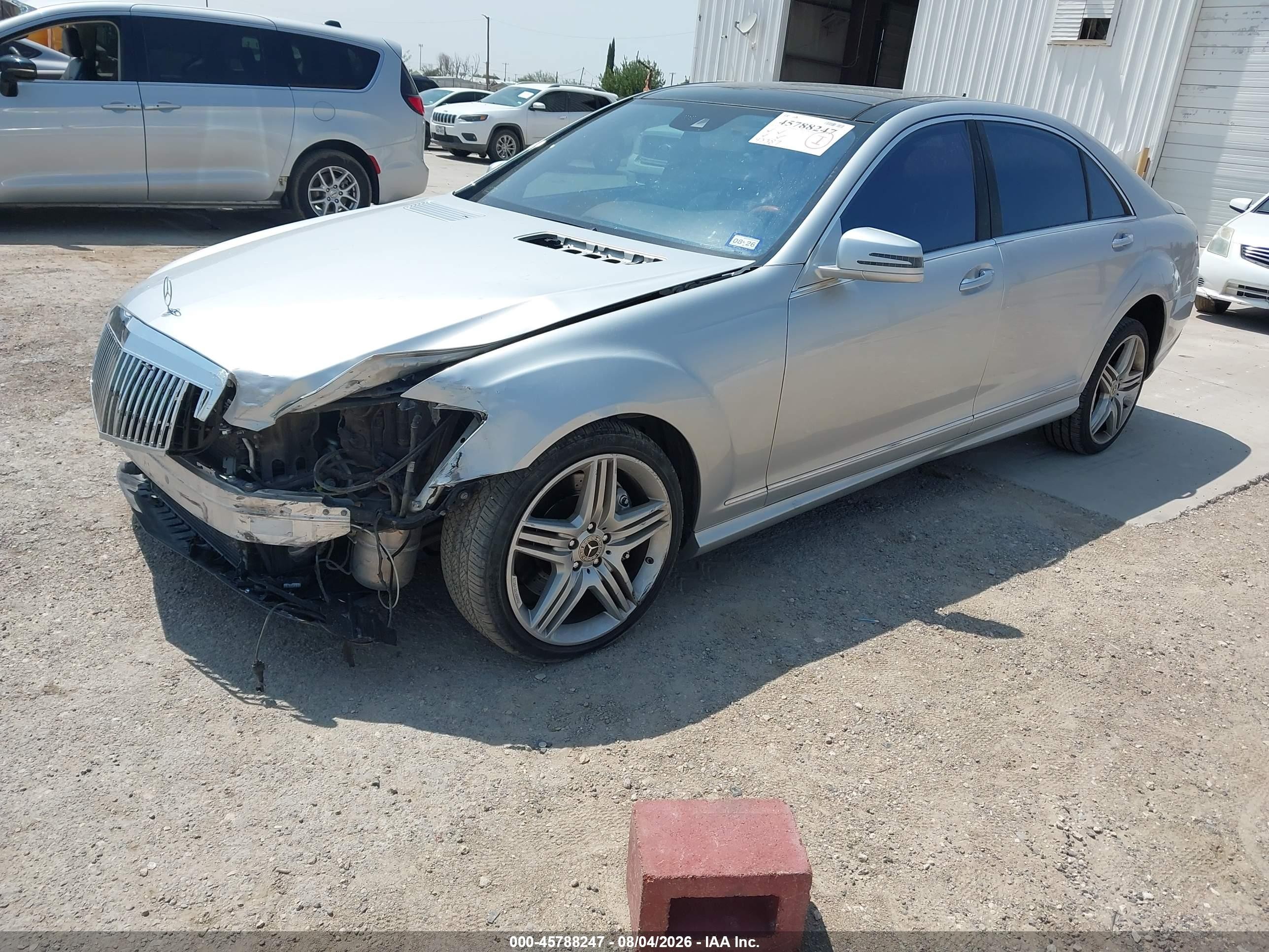 2013 Mercedes-benz S 550 4matic Silver vin: WDDNG9EB6DA495469