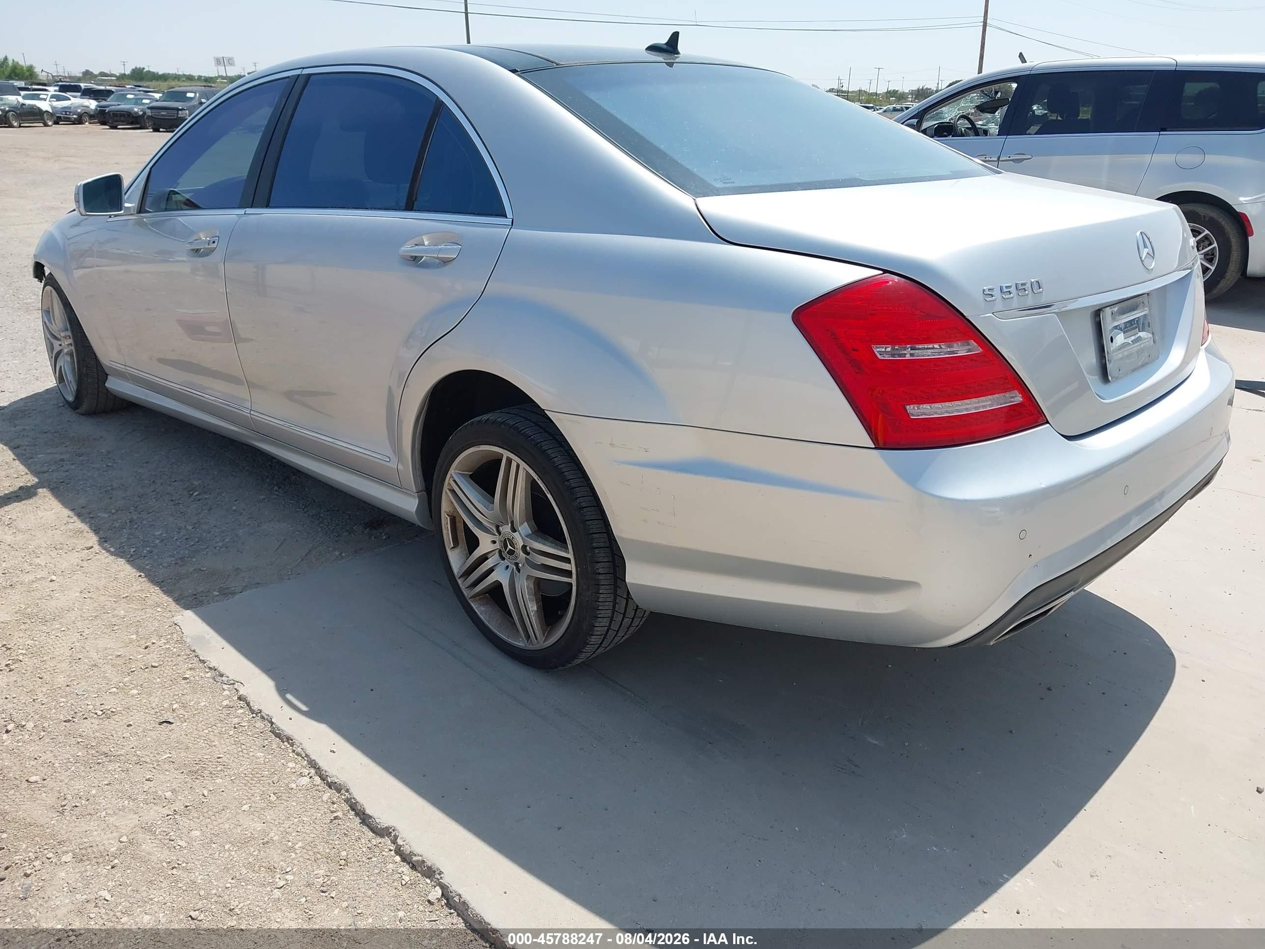 2013 Mercedes-benz S 550 4matic Silver vin: WDDNG9EB6DA495469