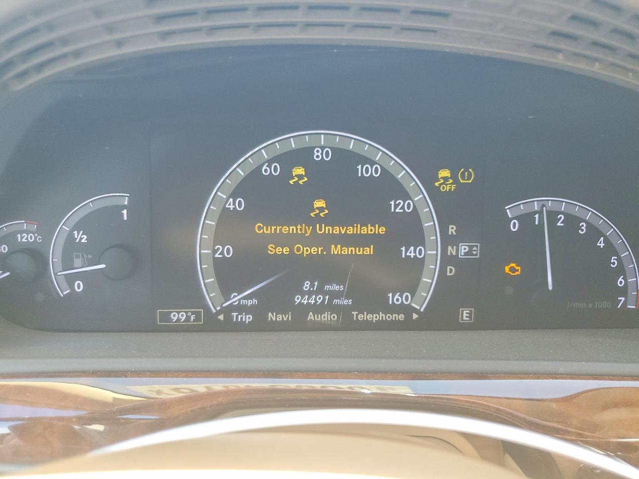 2013 Mercedes-benz S 550 4matic Угольный vin: WDDNG9EB6DA526378