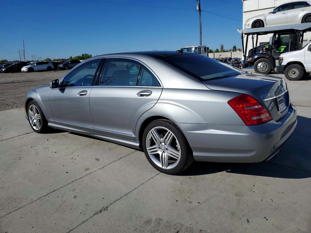 2013 Mercedes-benz S 550 4matic Silver vin: WDDNG9EB6DA527742