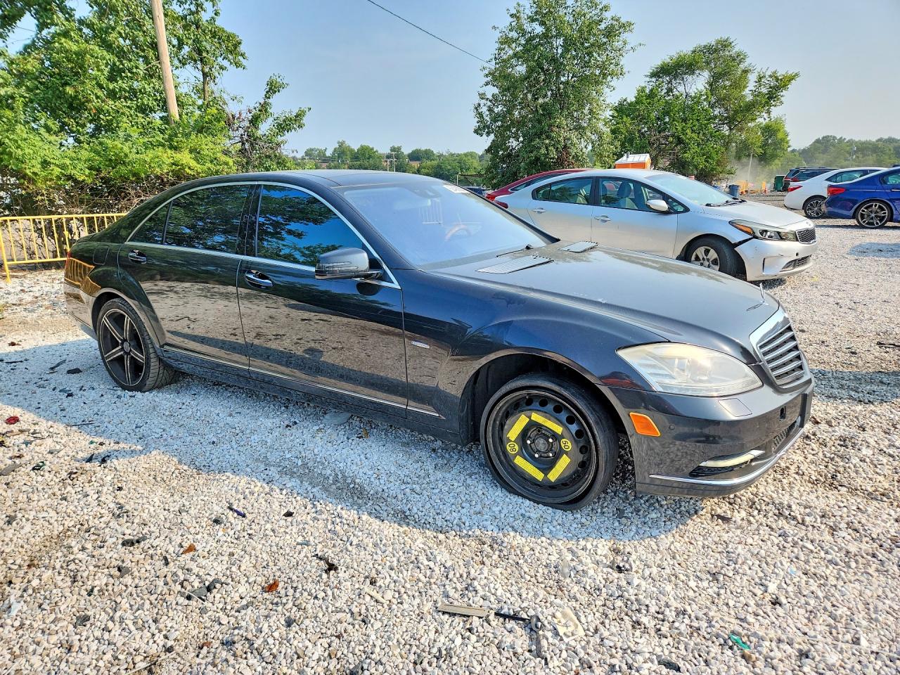 2012 Mercedes-benz S 550 4matic Black vin: WDDNG9EB7CA448546