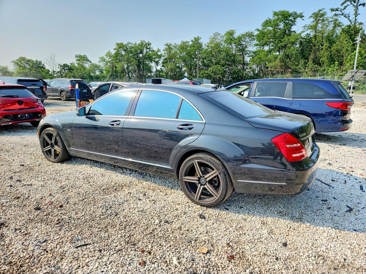 2012 Mercedes-benz S 550 4matic Black vin: WDDNG9EB7CA448546
