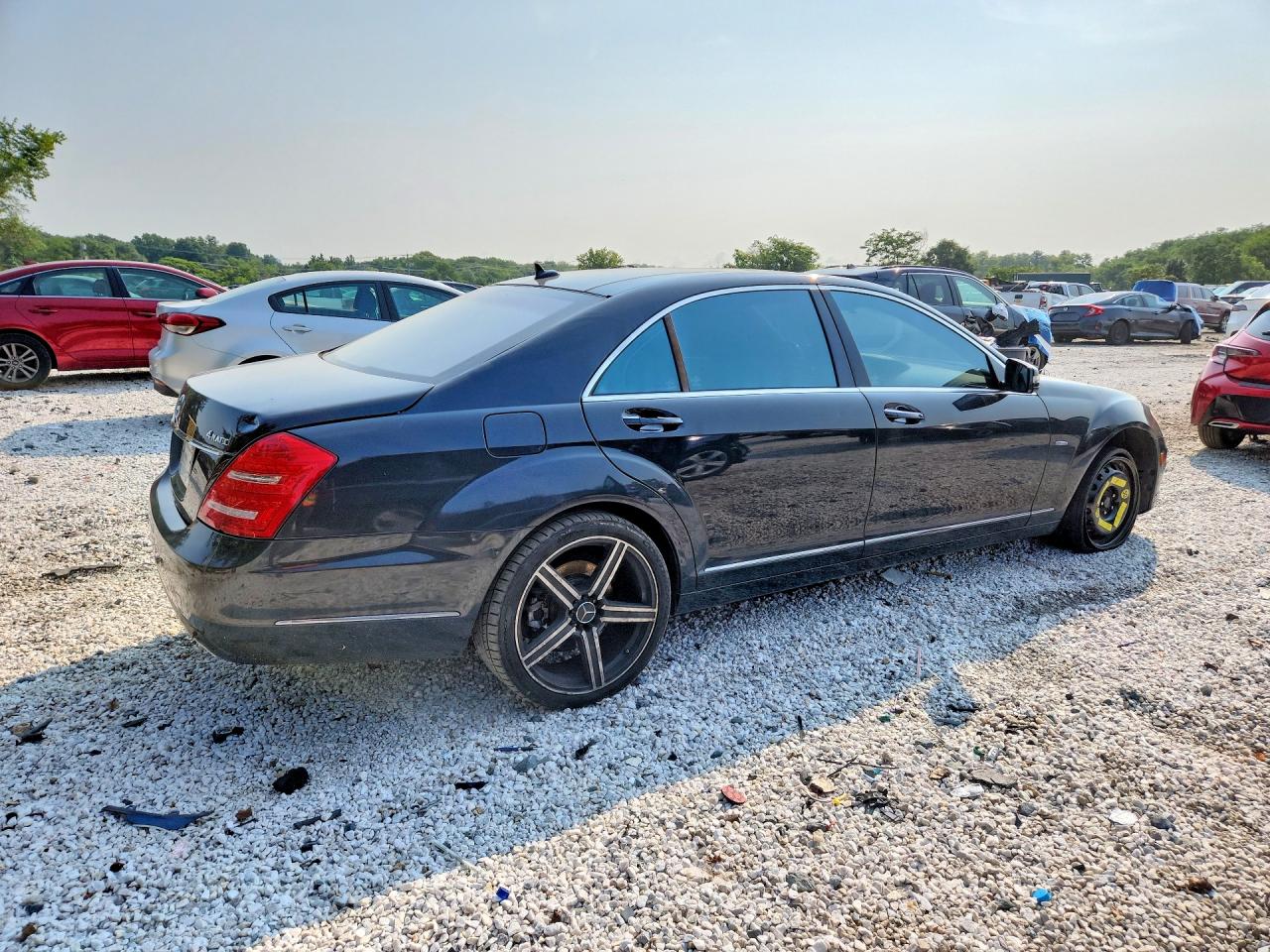 2012 Mercedes-benz S 550 4matic Black vin: WDDNG9EB7CA448546