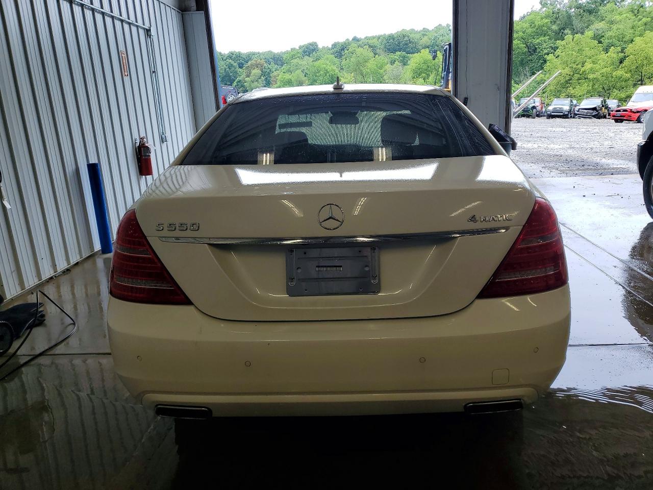 2013 Mercedes-benz S 550 4matic Белый vin: WDDNG9EB7DA511629