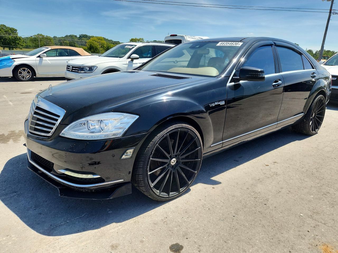 2012 Mercedes-benz S 550 4matic Black vin: WDDNG9EB8CA469325