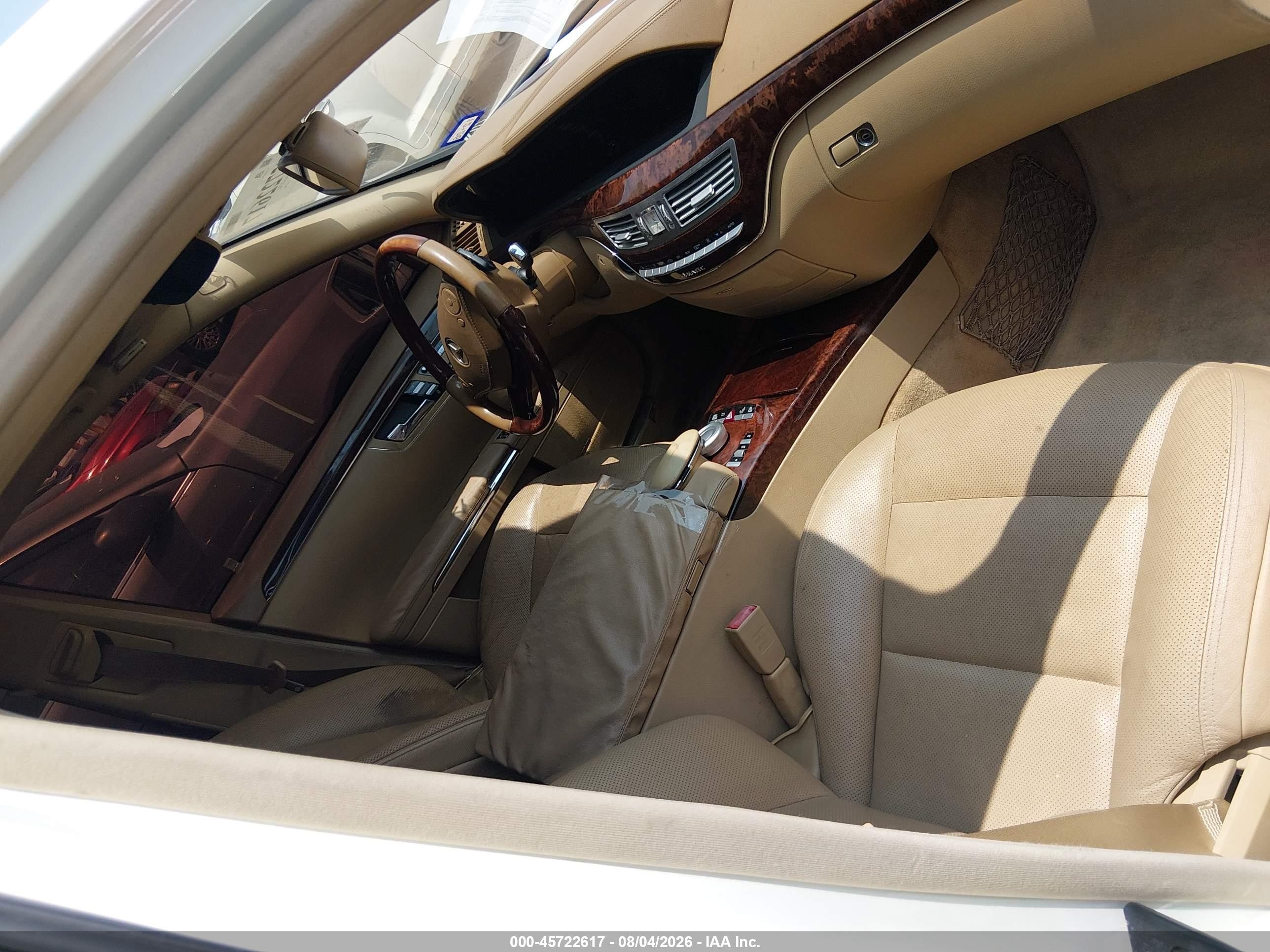 2012 Mercedes-benz S 550 4matic White vin: WDDNG9EB8CA485329