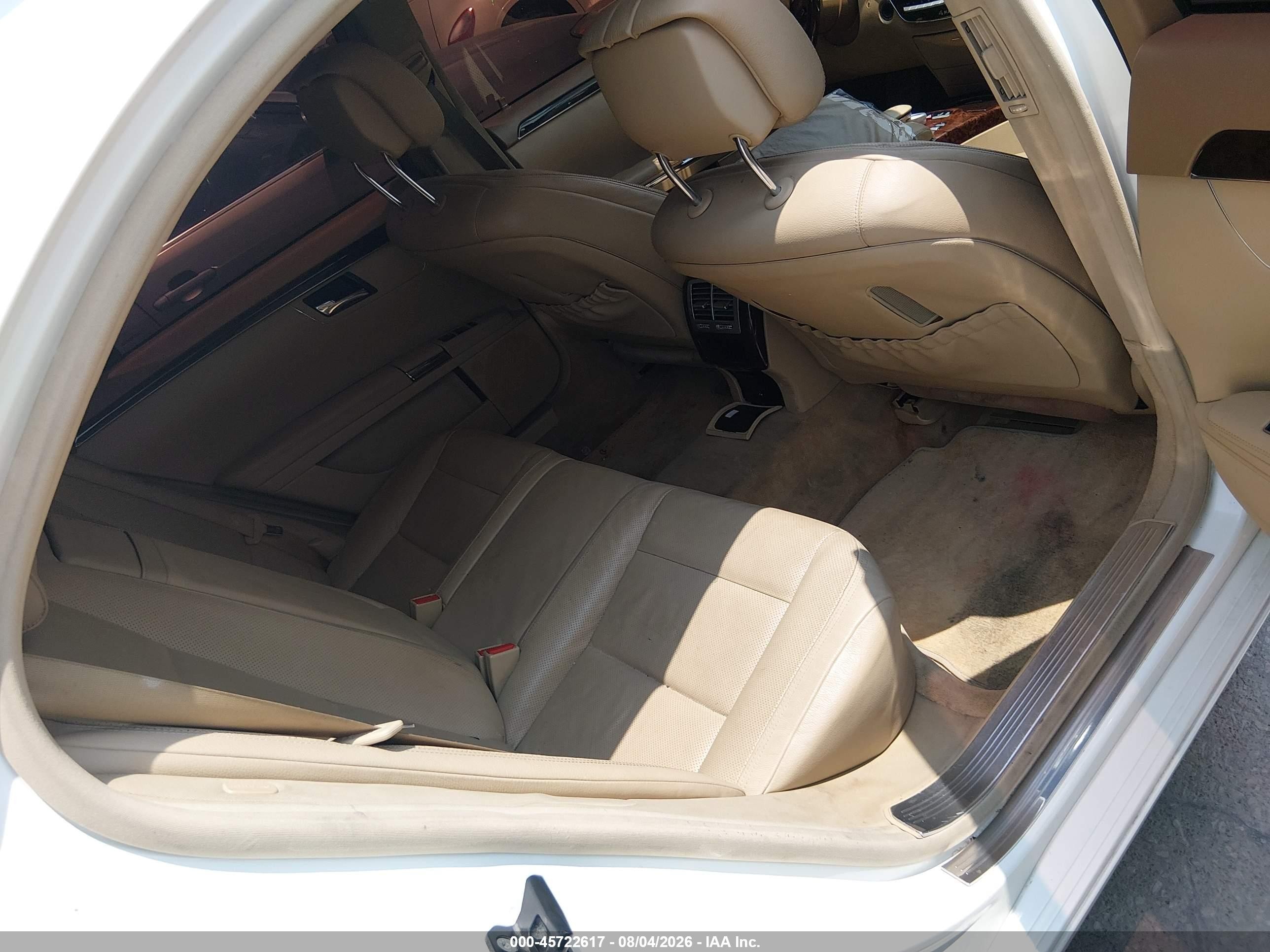 2012 Mercedes-benz S 550 4matic White vin: WDDNG9EB8CA485329