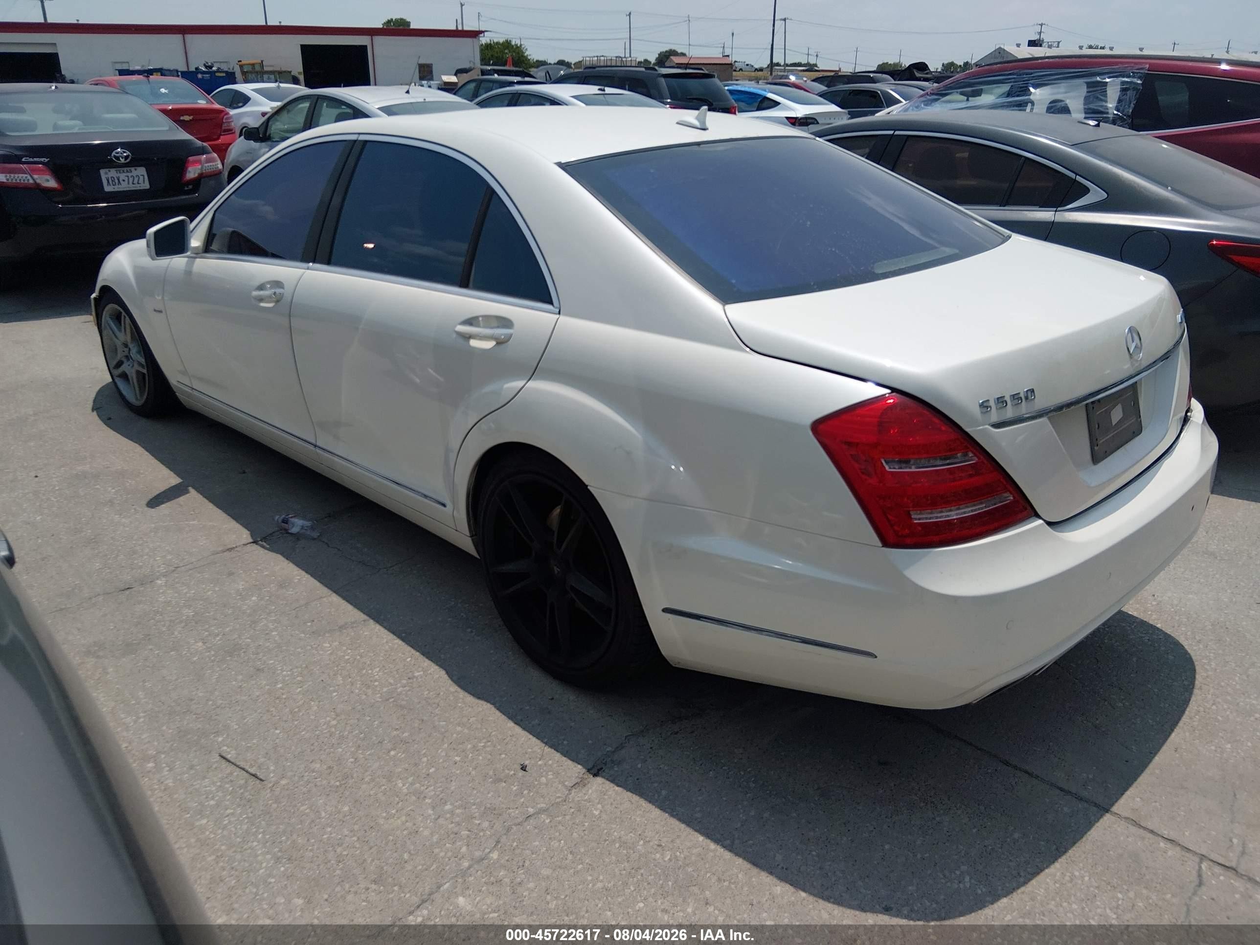 2012 Mercedes-benz S 550 4matic White vin: WDDNG9EB8CA485329
