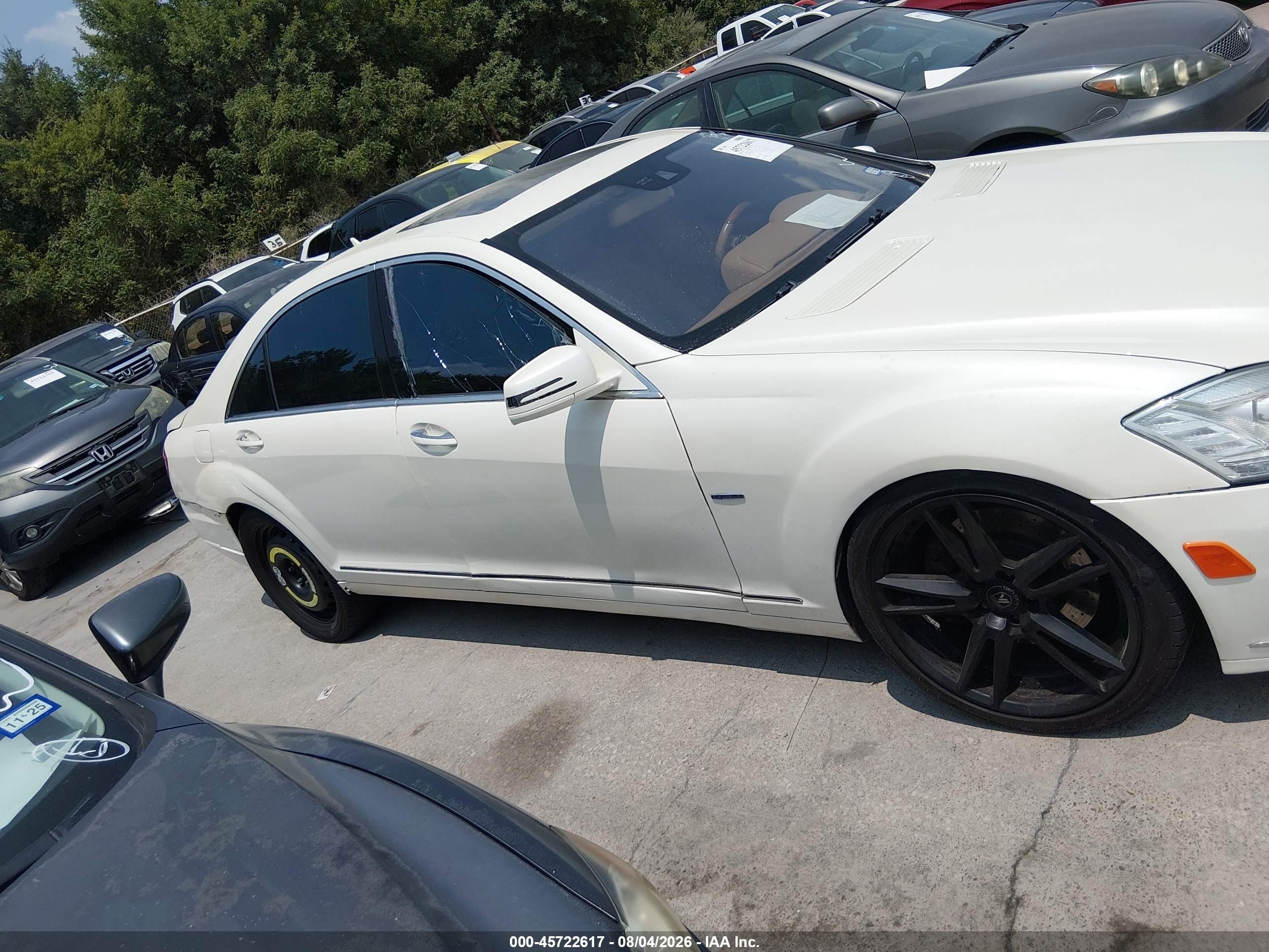 2012 Mercedes-benz S 550 4matic White vin: WDDNG9EB8CA485329