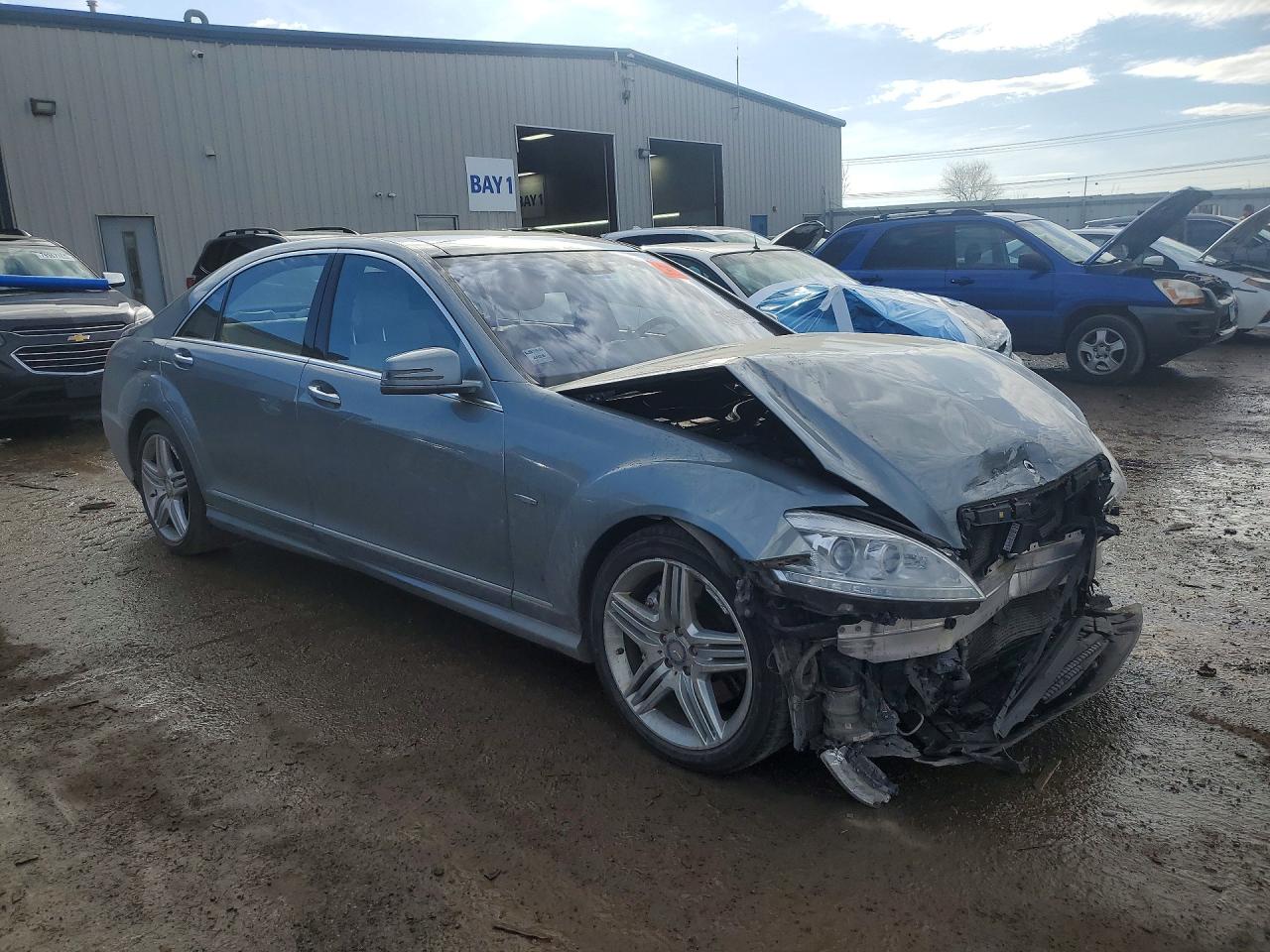2012 Mercedes-benz S 550 4matic Silver vin: WDDNG9EB9CA455868